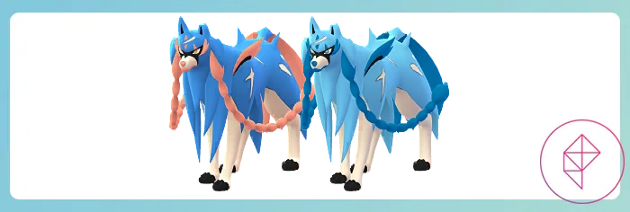 Two Zacian shiny forms in Pokémon Go