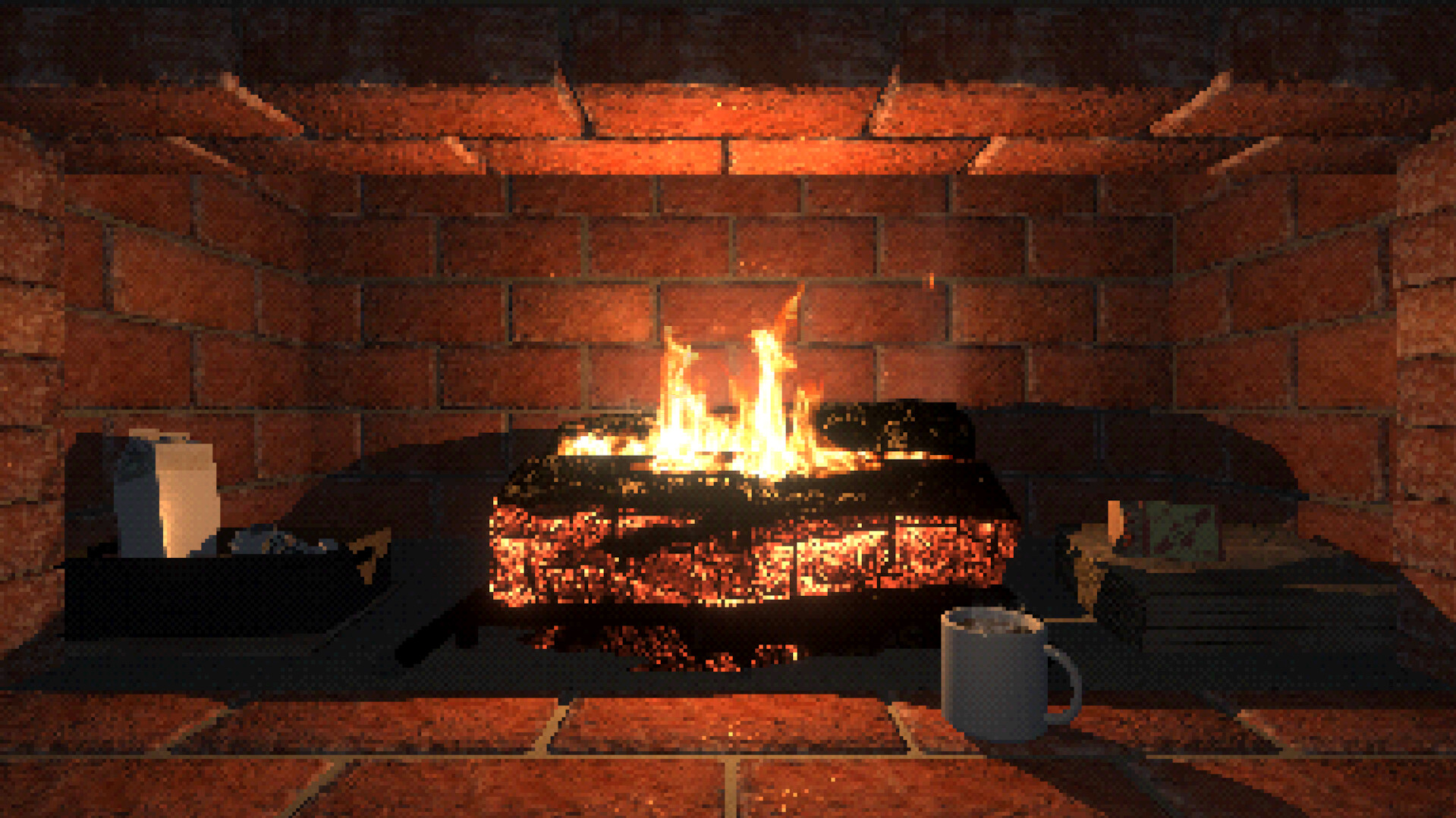 Virtual Interactive Fireplace