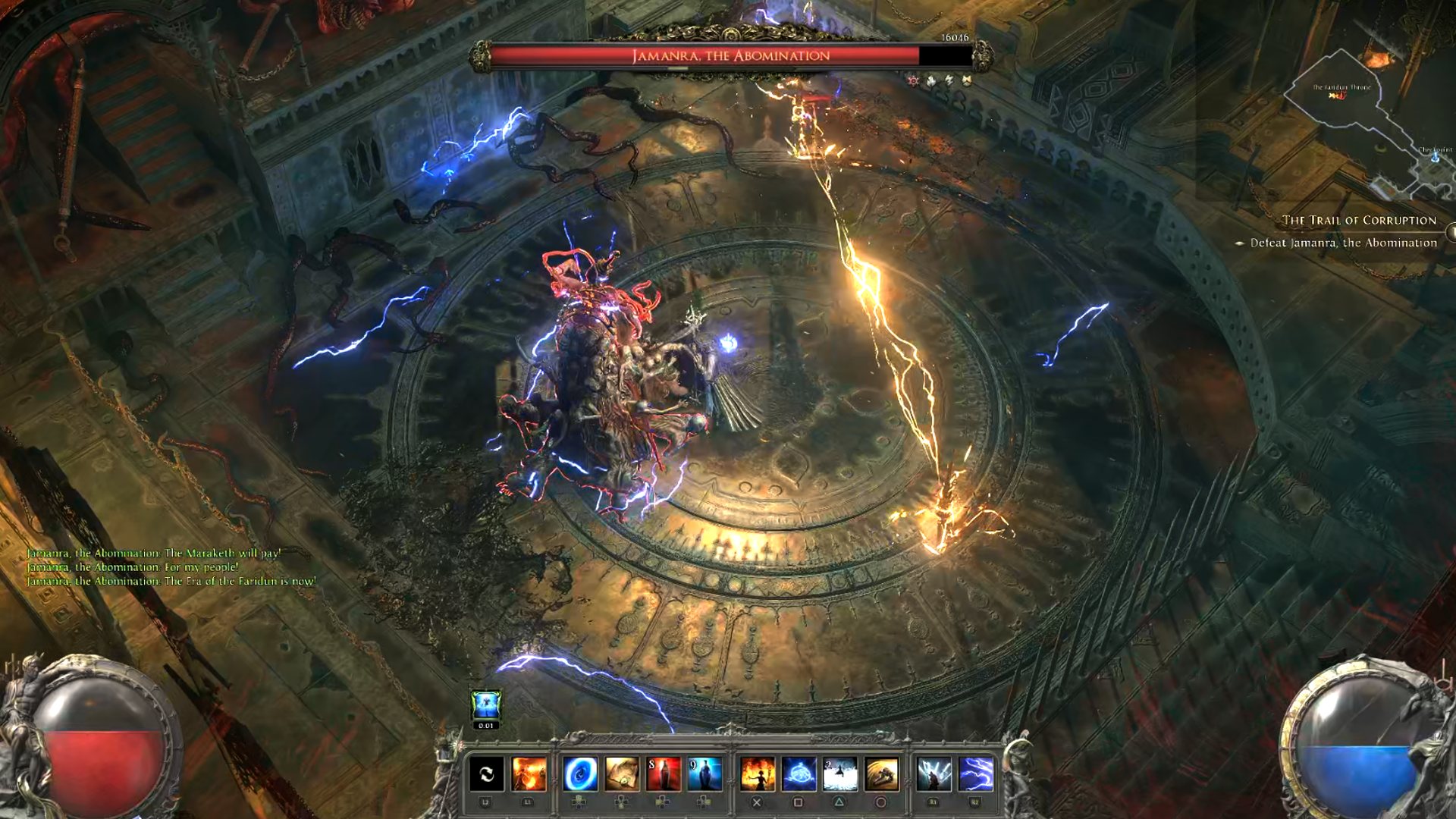 Jamanra casts a pylon in Path of Exile 2 Jamanra casts a pylon in Path of Exile 2