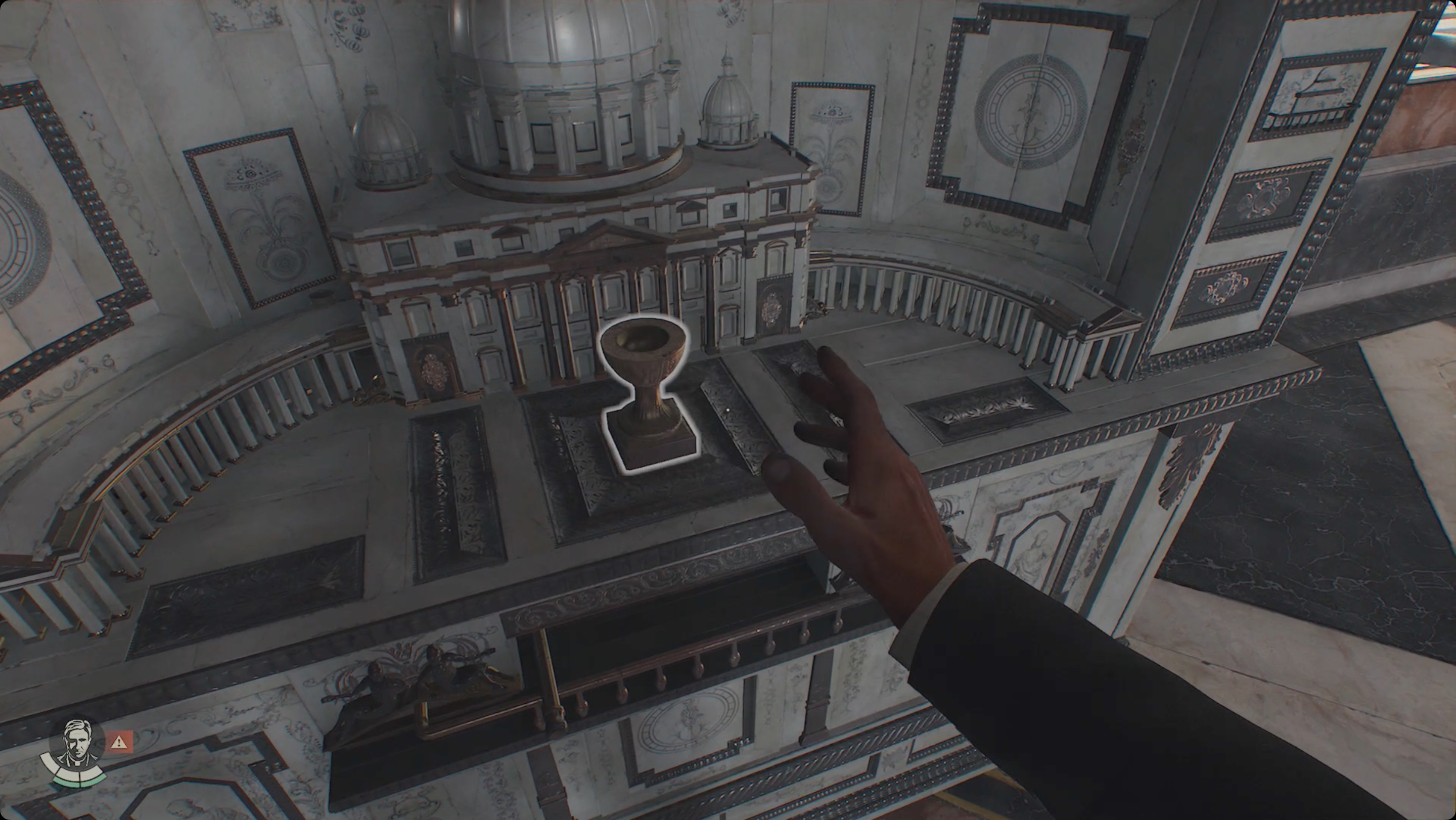 Indiana Jones and the Great Circle placing the Golden Chalice Indiana Jones and the Great Circle placing the Golden Chalice