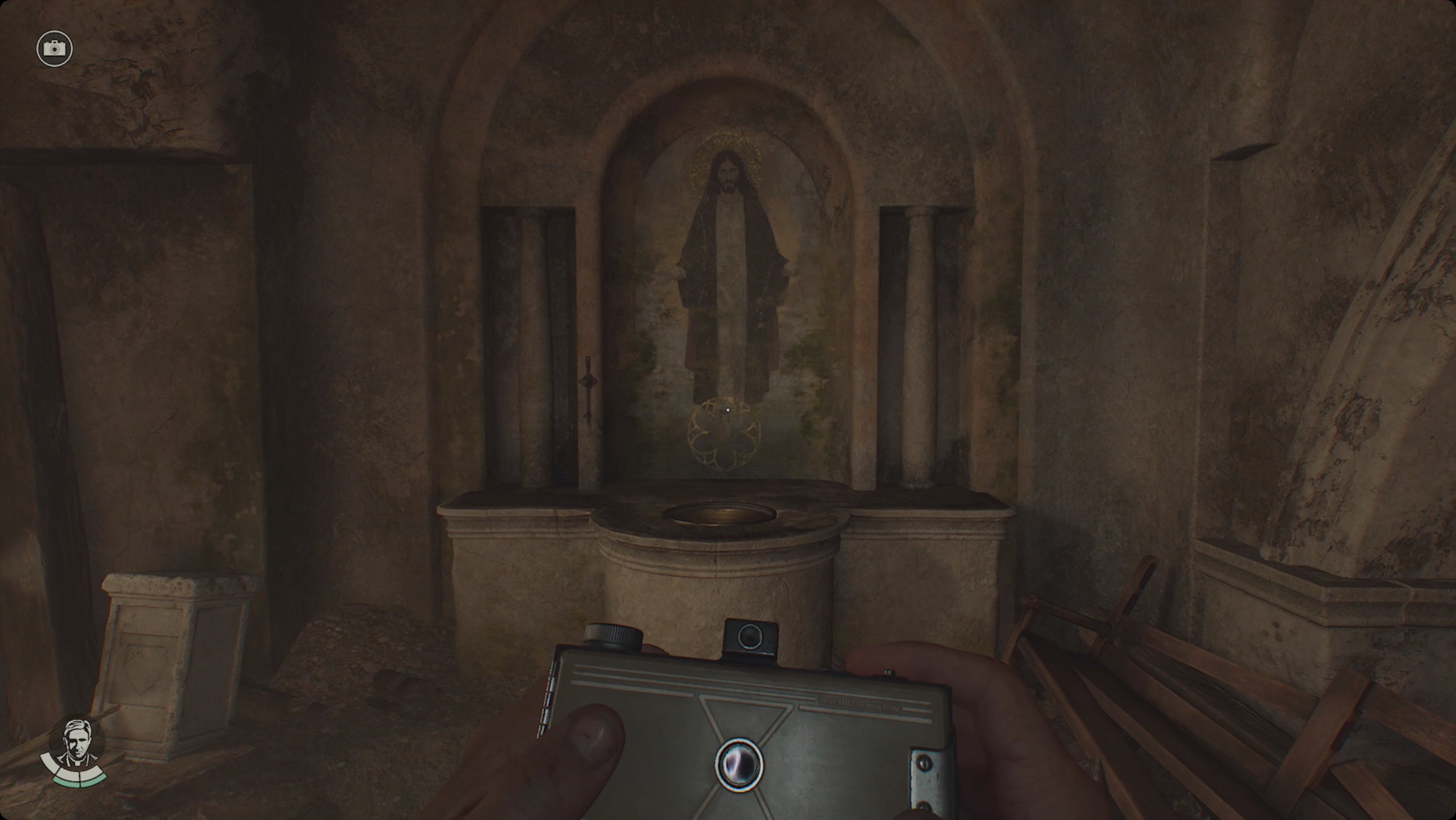 Indiana Jones and the Great Circle Walking on Water mural Indiana Jones and the Great Circle Walking on Water mural