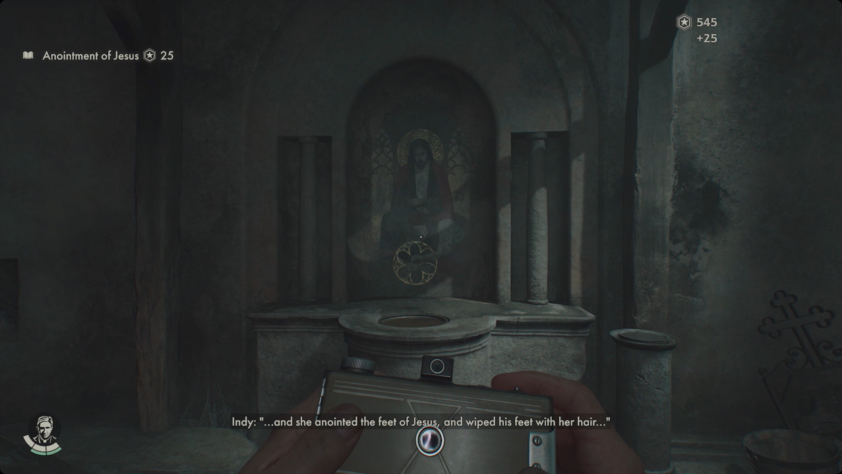 Indiana Jones and the Great Circle Anointment of Jesus mural Indiana Jones and the Great Circle Anointment of Jesus mural