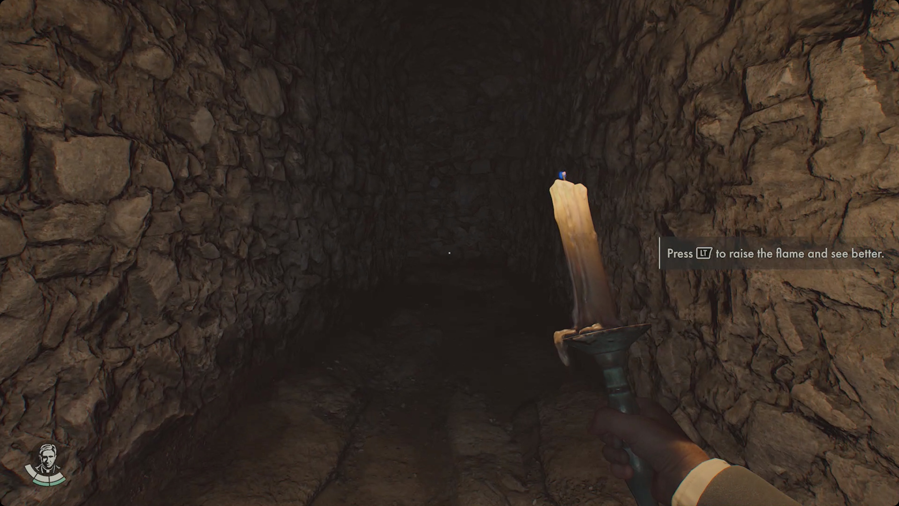 Indiana Jones and the Great Circle using a candle to explore the Underworld Indiana Jones and the Great Circle using a candle to explore the Underworld