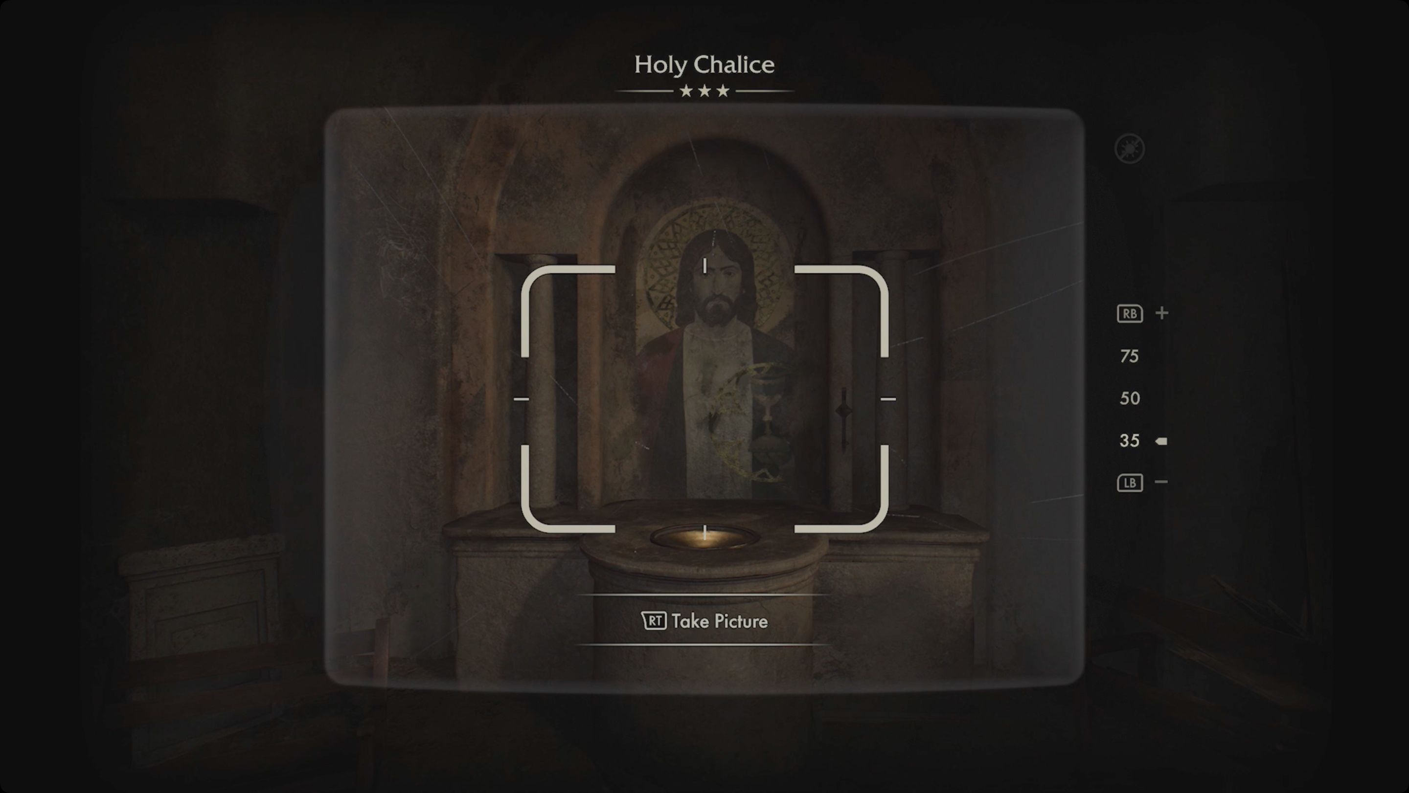 Indiana Jones and the Great Circle Holy Chalice mural Indiana Jones and the Great Circle Holy Chalice mural