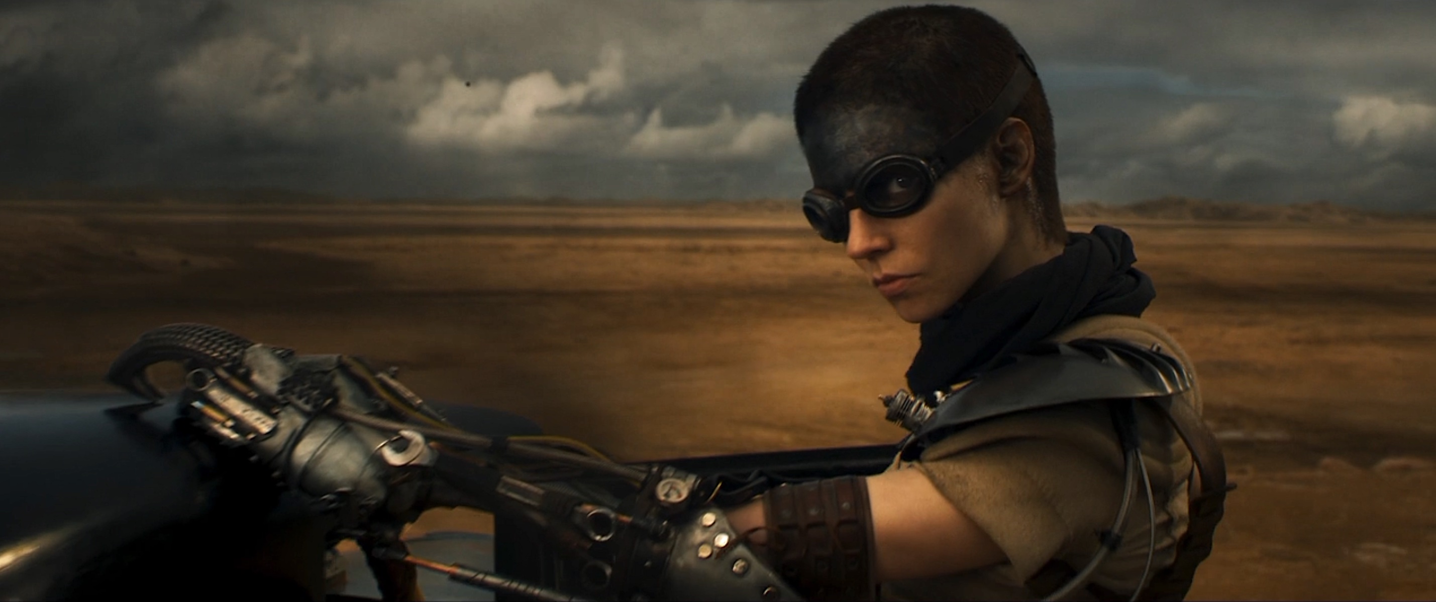 …Furiosa (Anya Taylor-Joy) in George Miller’s Furiosa