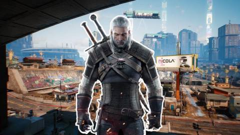 The Witcher 3 originally featured a scene where Geralt visited Cyberpunk 2077’s Night City