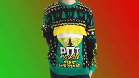 This eye-searingly awful cryptocurrency Christmas jumper donates 50% of its profits to a good cause and I still don’t want it