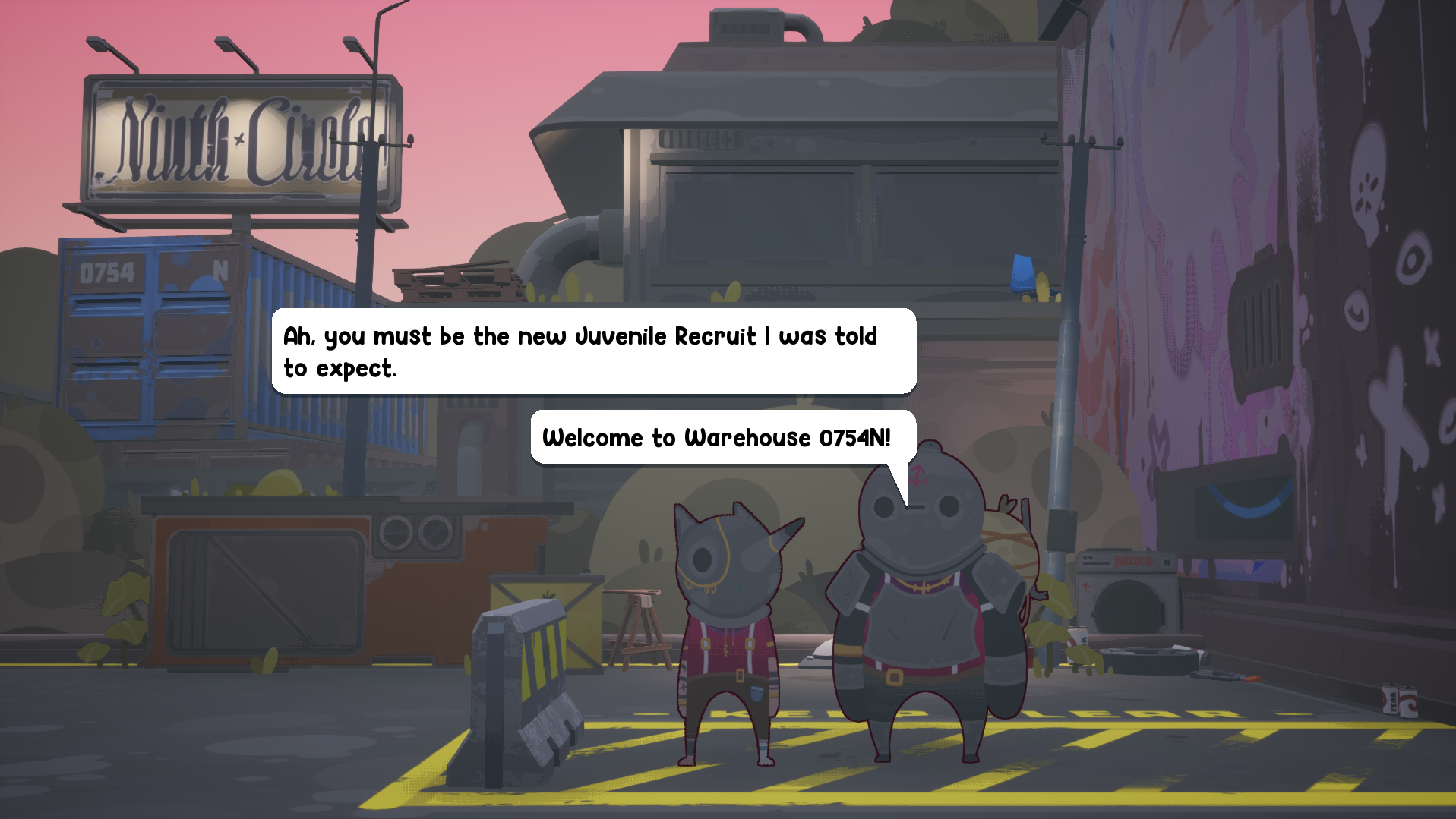 A screenshot from videogame Uncle Chop's Rocket Shop