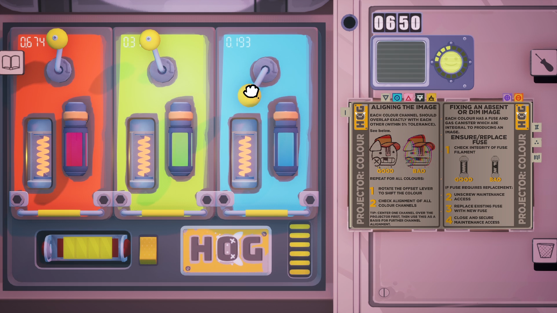 A screenshot from videogame Uncle Chop's Rocket Shop