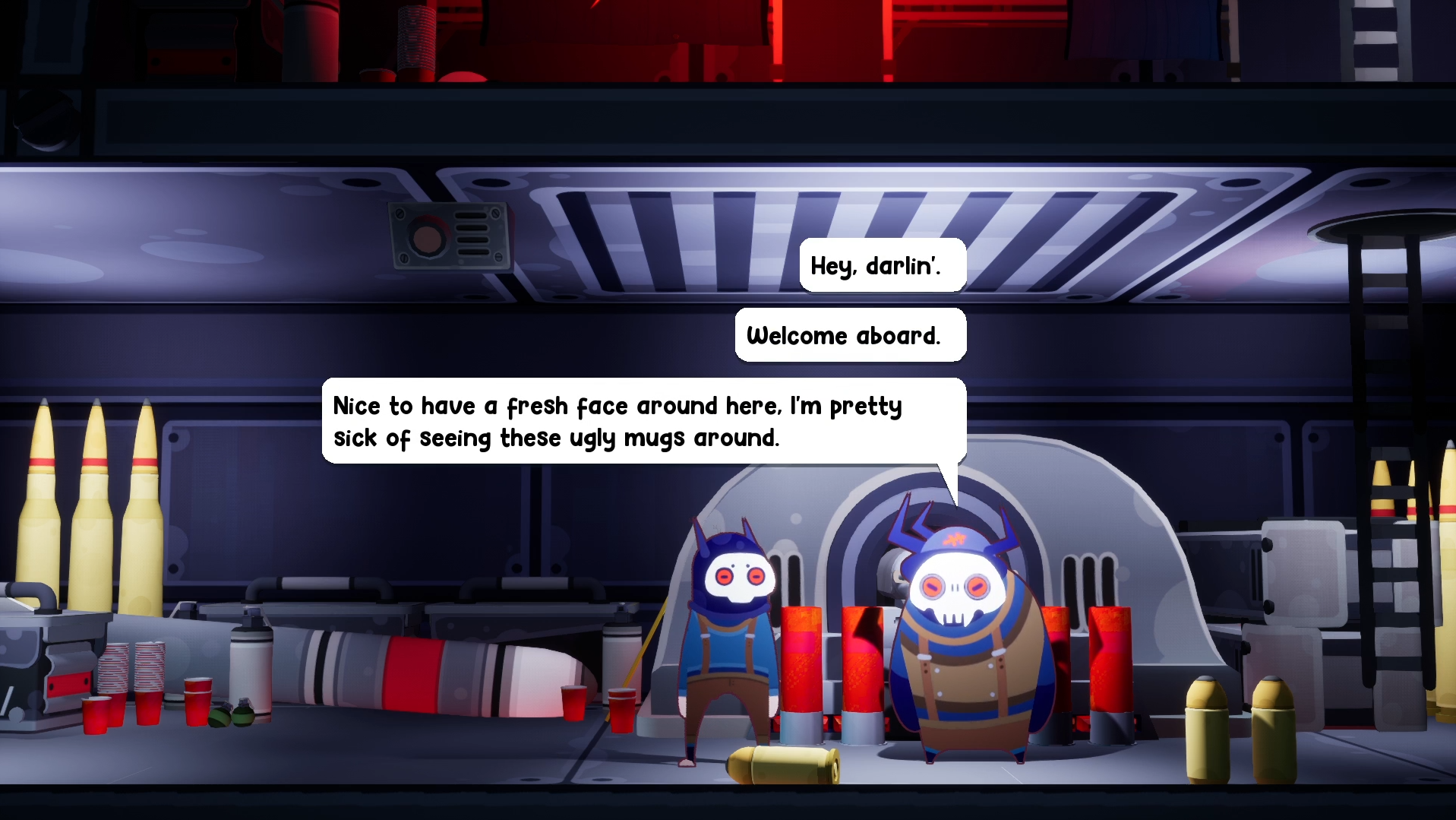 A screenshot from videogame Uncle Chop's Rocket Shop