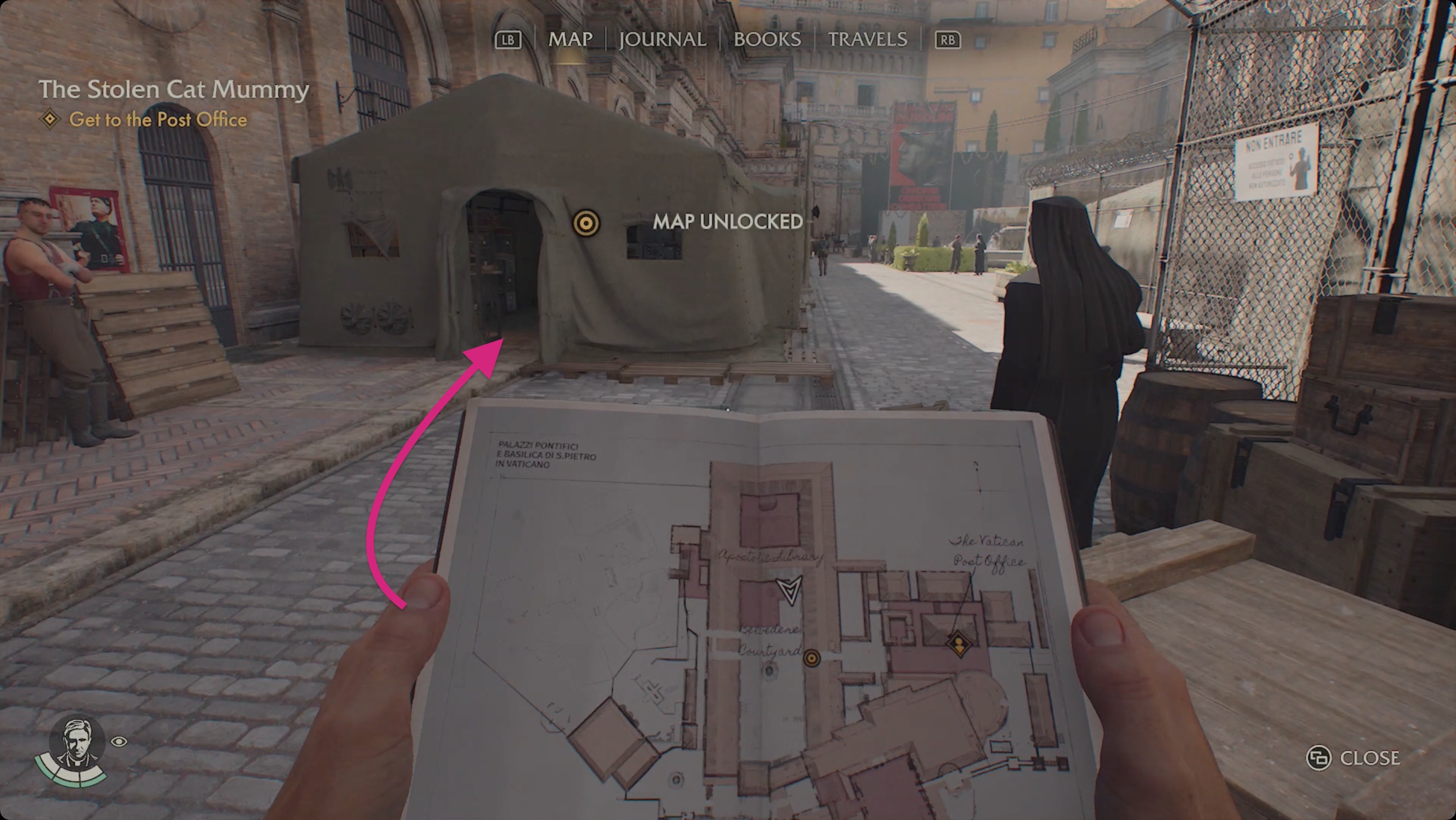 Indiana Jones and the Great Circle Belvedere Courtyard