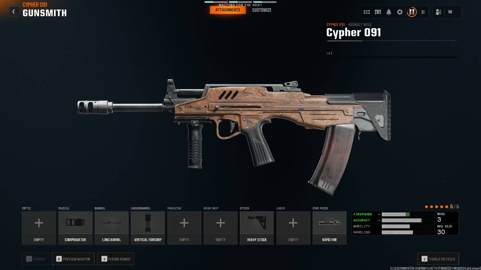 A menu shows the best loadout and attachments for the Cypher 091 in Black Ops 6 A menu shows the best loadout and attachments for the Cypher 091 in Black Ops 6