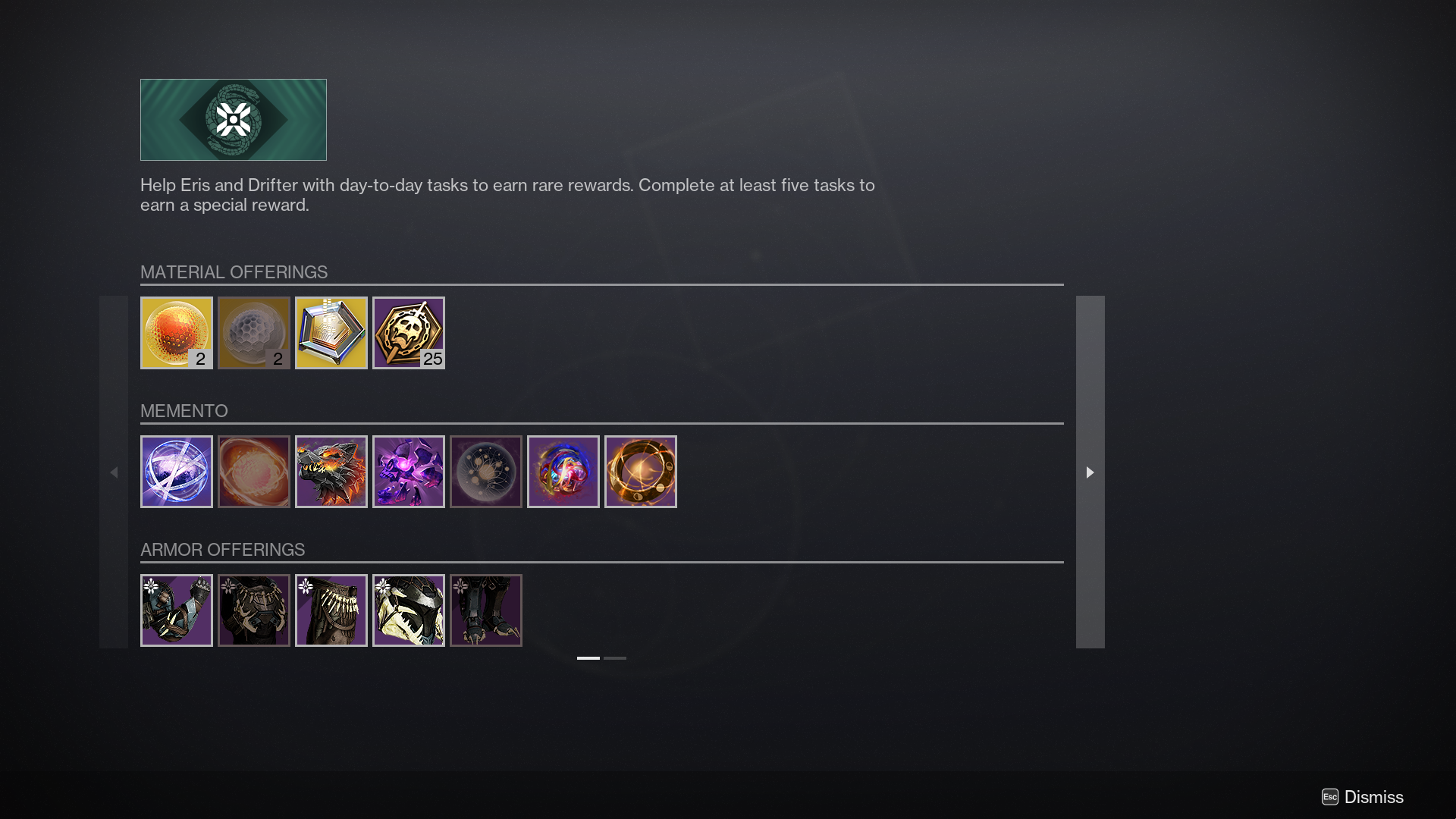 A look at some of Eris’ rewards for Bento Tokens A look at some of Eris’ rewards for Bento Tokens