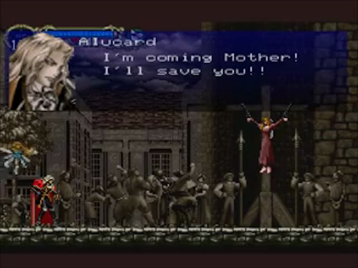 Alucard saying “I’m coming Mother! I’ll save you!!”