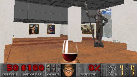 Doom: The Gallery Experience takes you to the real hell – trying not to choke on wine and cheese by sniggering at the nude bits of classical art