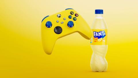 Fanta partners with Xbox to give away some very, very bright hardware