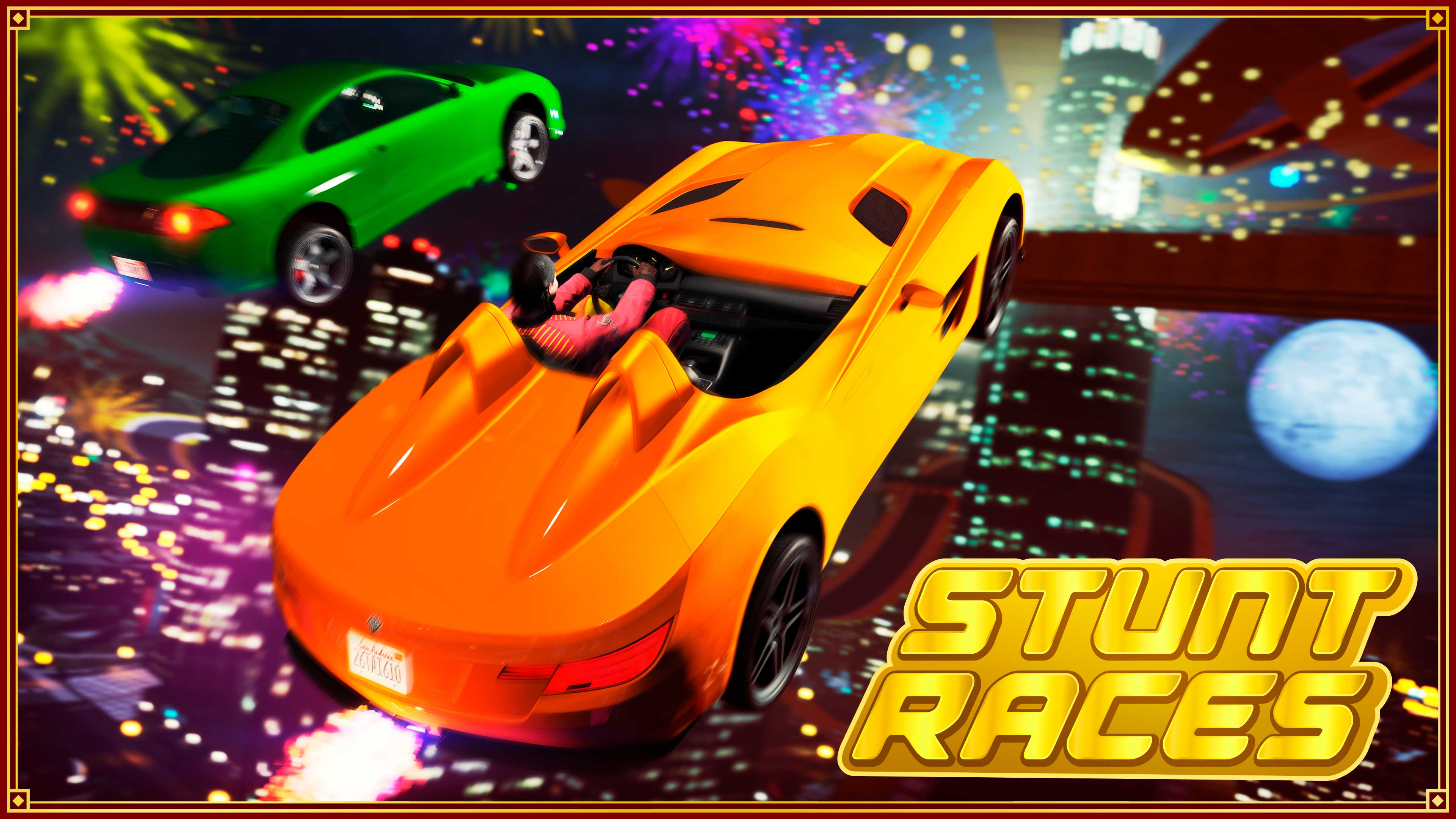 GTA Online promo art for Stunt Races GTA Online promo art for Stunt Races
