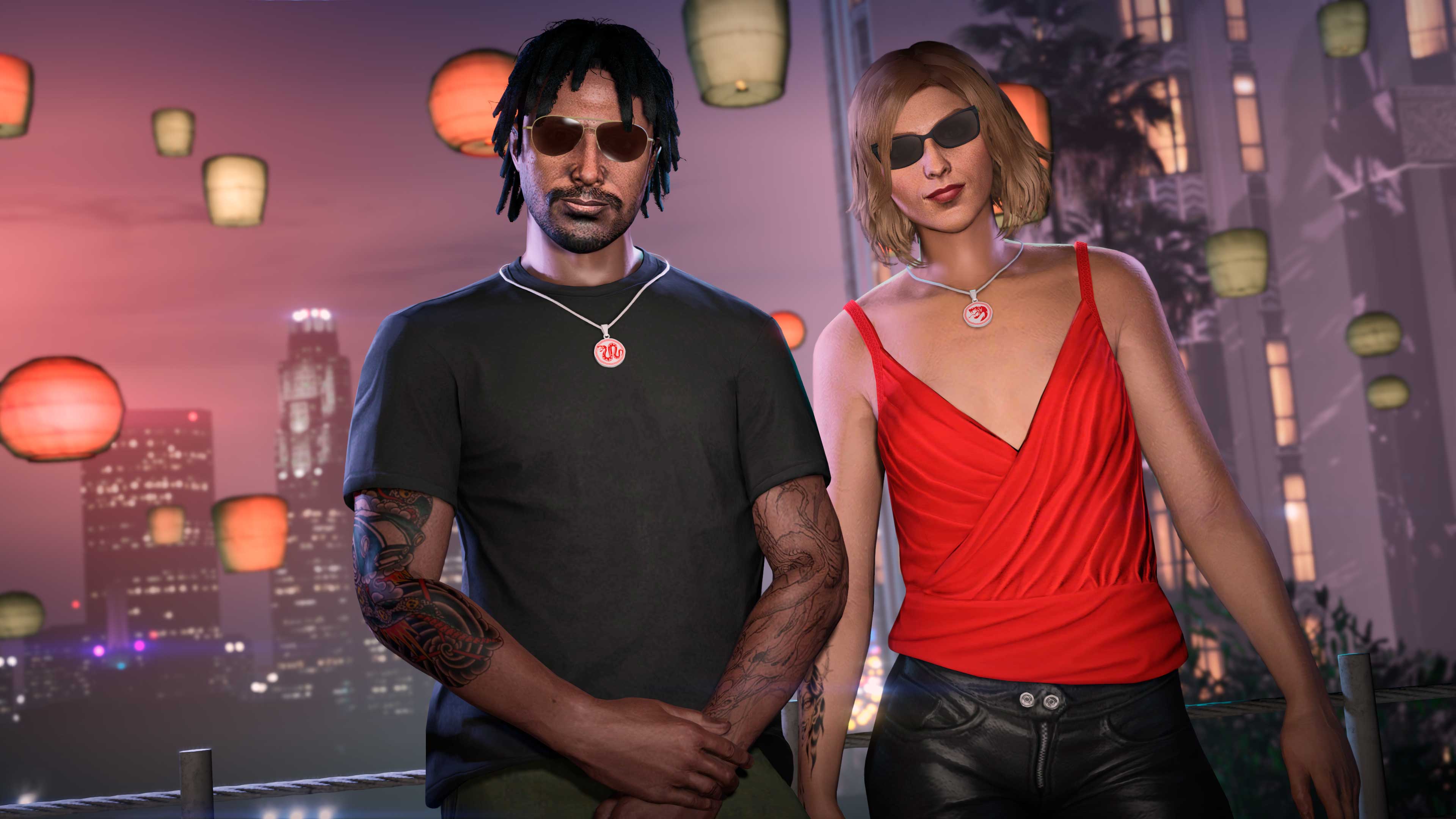 GTA Online promo art for the Snake King Pendant GTA Online promo art for the Snake King Pendant