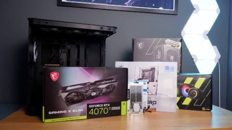 I built the mullet of gaming PCs with MSI’s Project Zero ‘Back-Connect’ parts