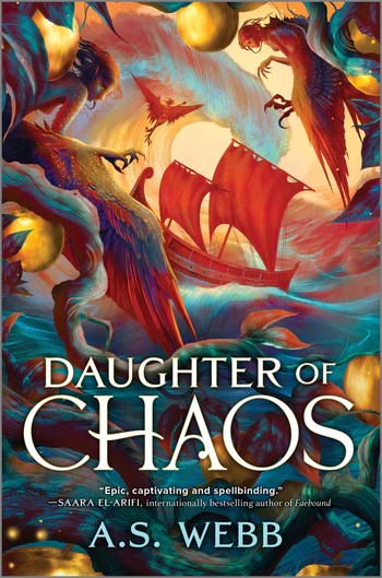 The cover of the book Daughter of Chaos by A.S. Webb