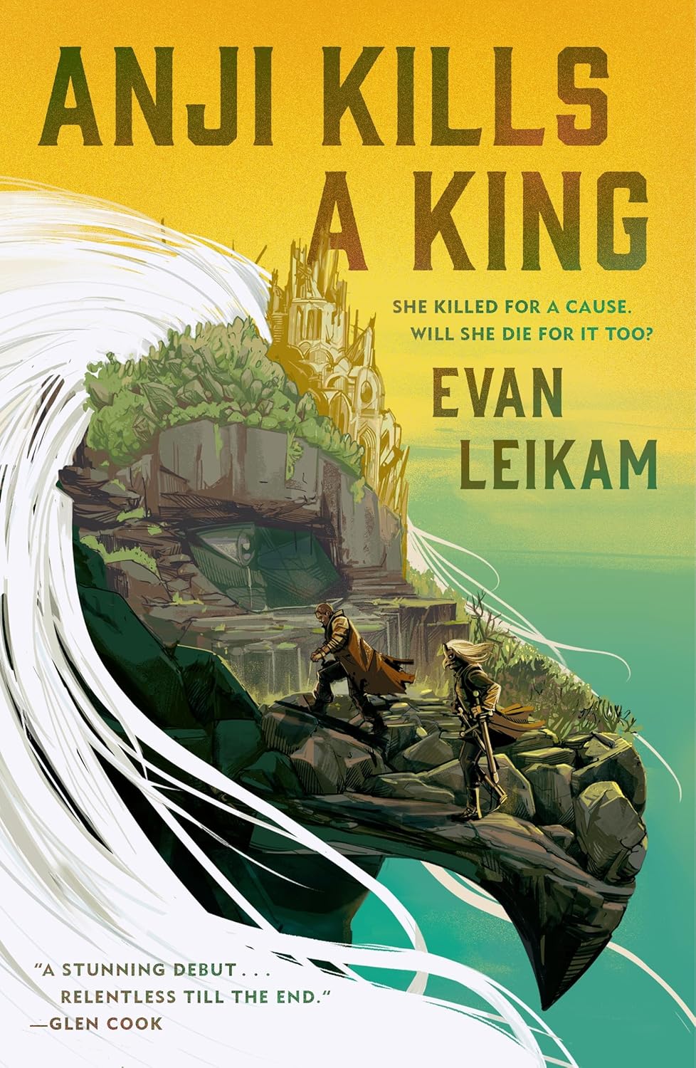 The cover of the book Anji Kills a King by Evan Leikam 