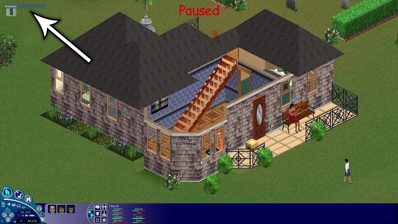 A toolbar shows how to enter The Sims 1 chest costs list A toolbar shows how to enter The Sims 1 chest costs list