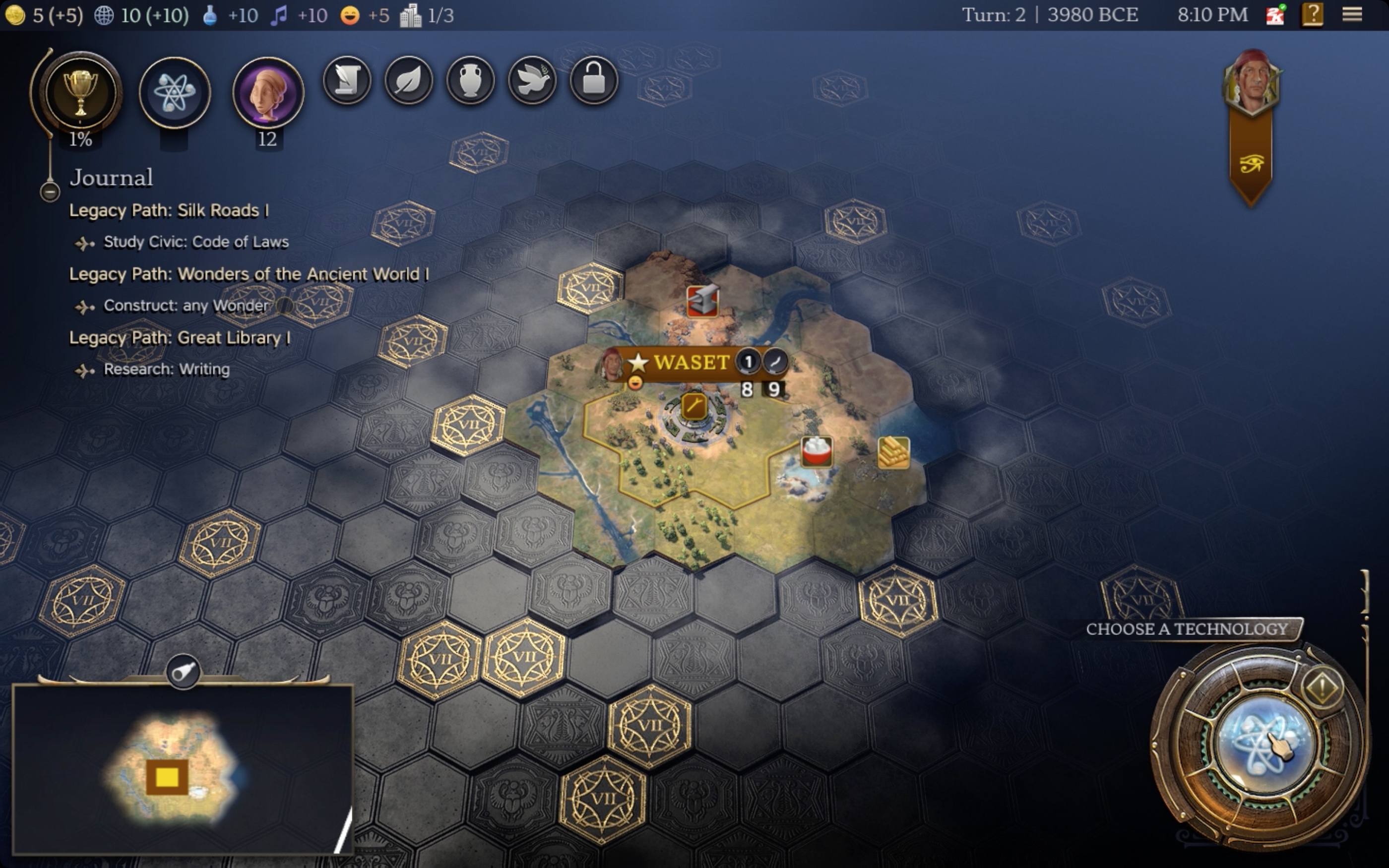 Civilization 7 tracking Legacy Paths in the Antiquity Age Civilization 7 tracking Legacy Paths in the Antiquity Age