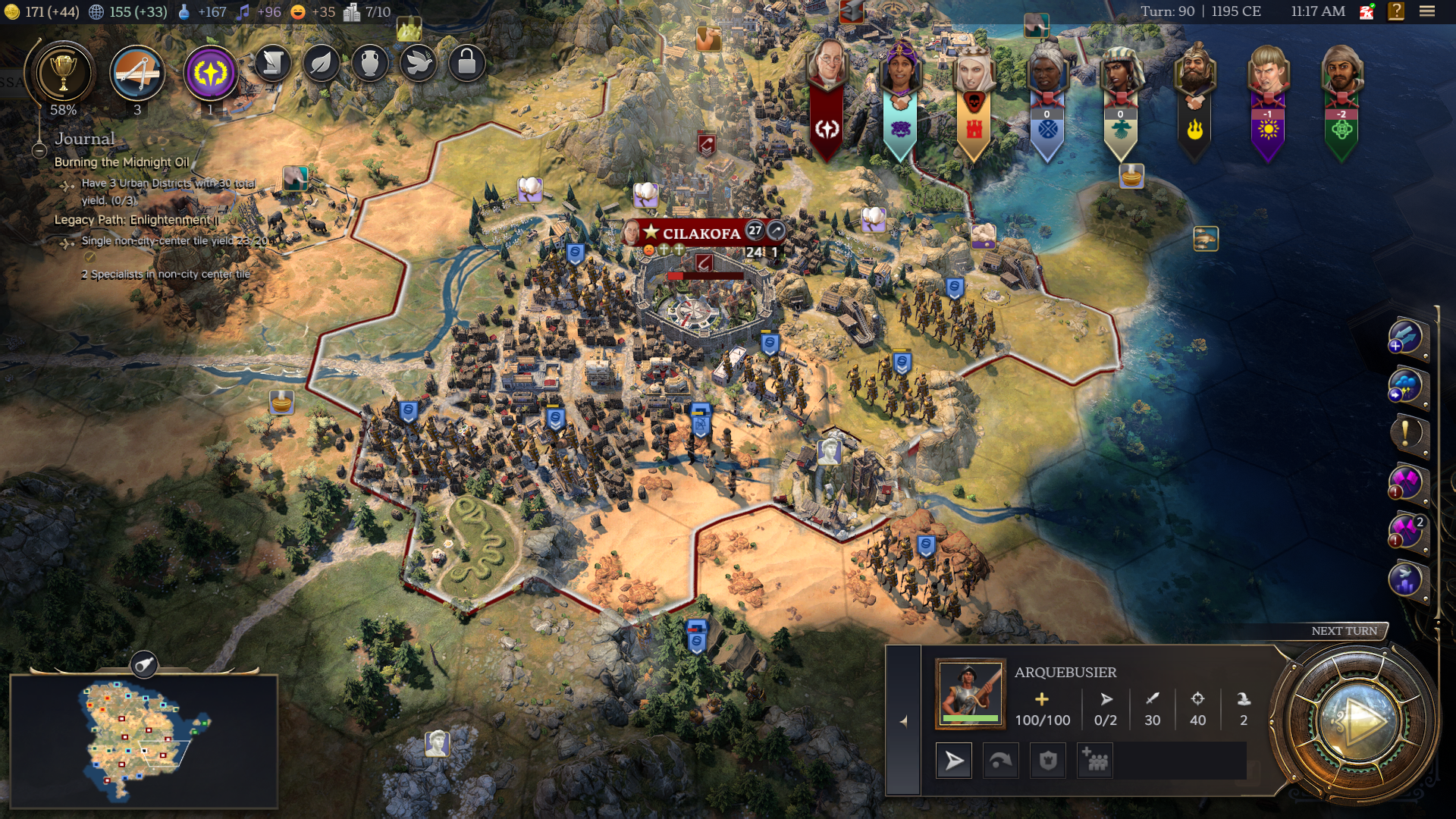 A Civilization at war in Civilization 7 A Civilization at war in Civilization 7