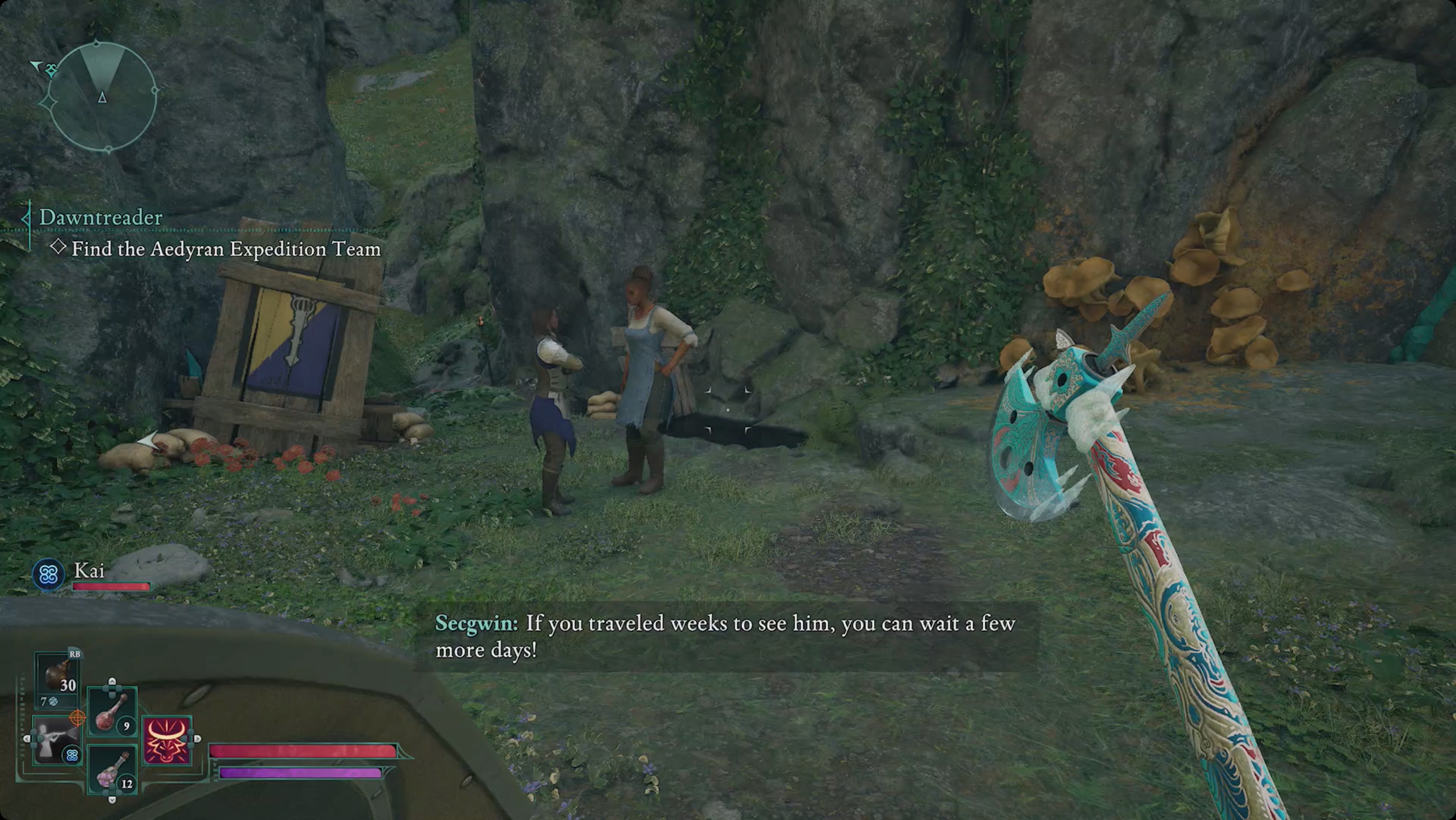 Avowed Secgwin at the entrance to the Eothasian Temple Avowed Secgwin at the entrance to the Eothasian Temple