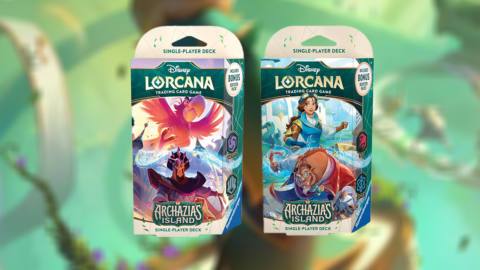 Disney Lorcana’s new Archazia Island starter decks have good mechanics, weird themes