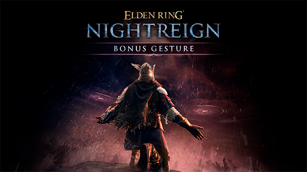 A stock image of the bonus gesture included with pre-orders of Elden Ring Nightreign — a character on one knee, arms outstretched toward the sky A stock image of the bonus gesture included with pre-orders of Elden Ring Nightreign — a character on one knee, arms outstretched toward the sky