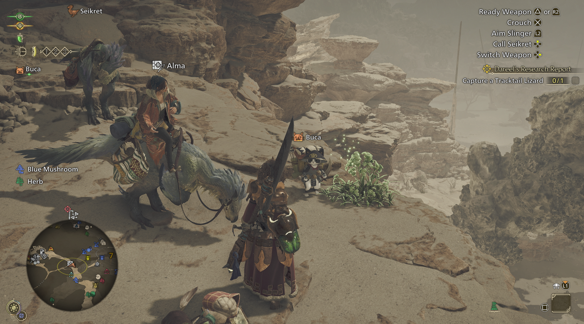 An image of a character standing nex to an herb in Monster Hunter Wilds. An image of a character standing nex to an herb in Monster Hunter Wilds.
