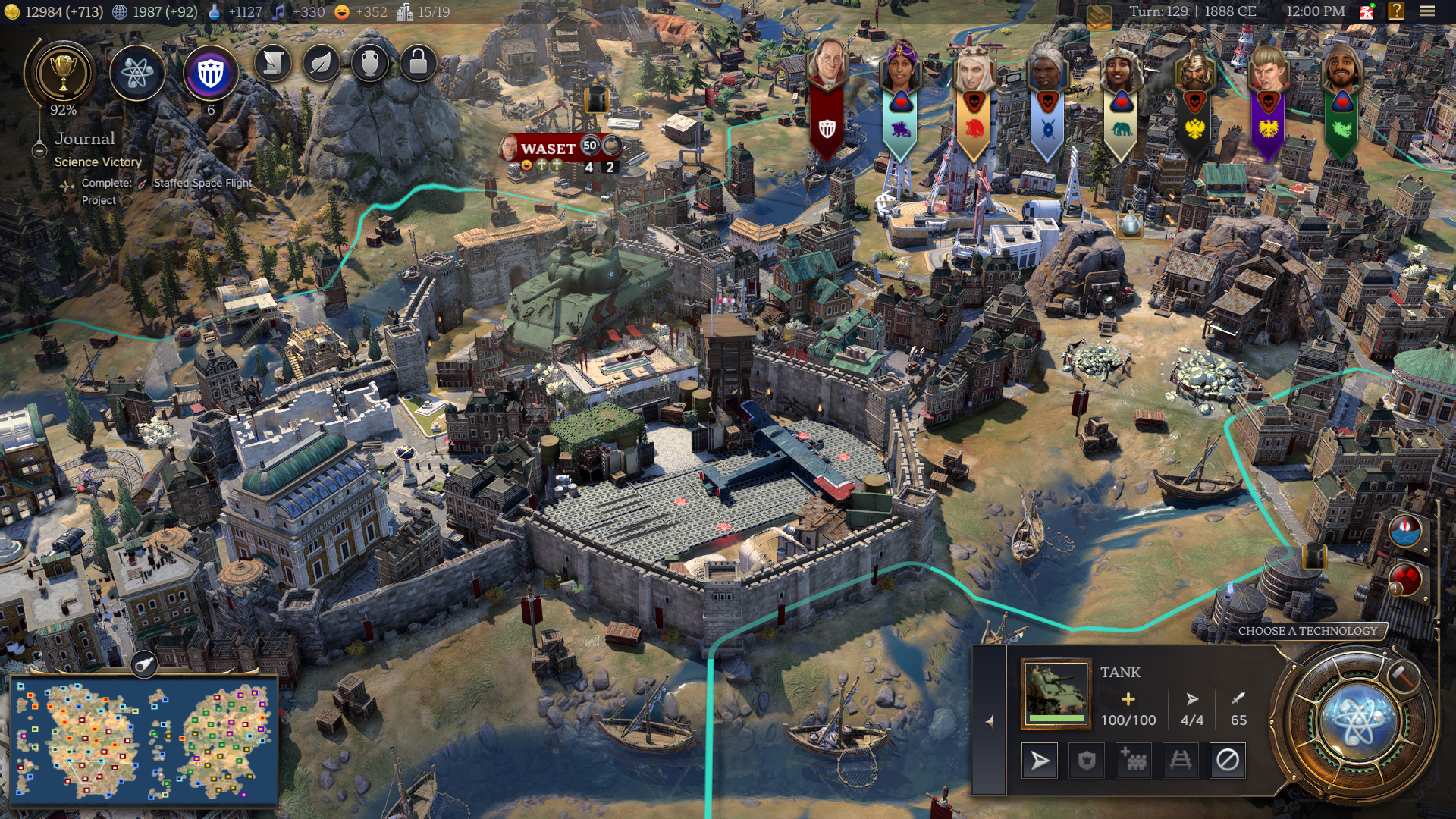 A group of military units stand in a city in Civ 7 A group of military units stand in a city in Civ 7