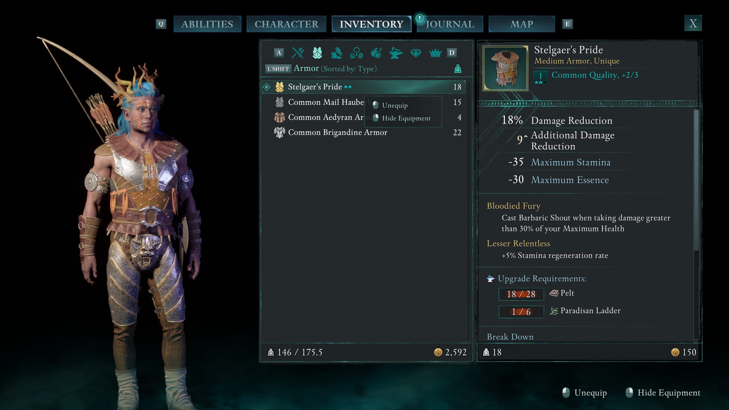 A menu shows the reward for the Intimidating Feline Codpiece treasure map in Avowed A menu shows the reward for the Intimidating Feline Codpiece treasure map in Avowed