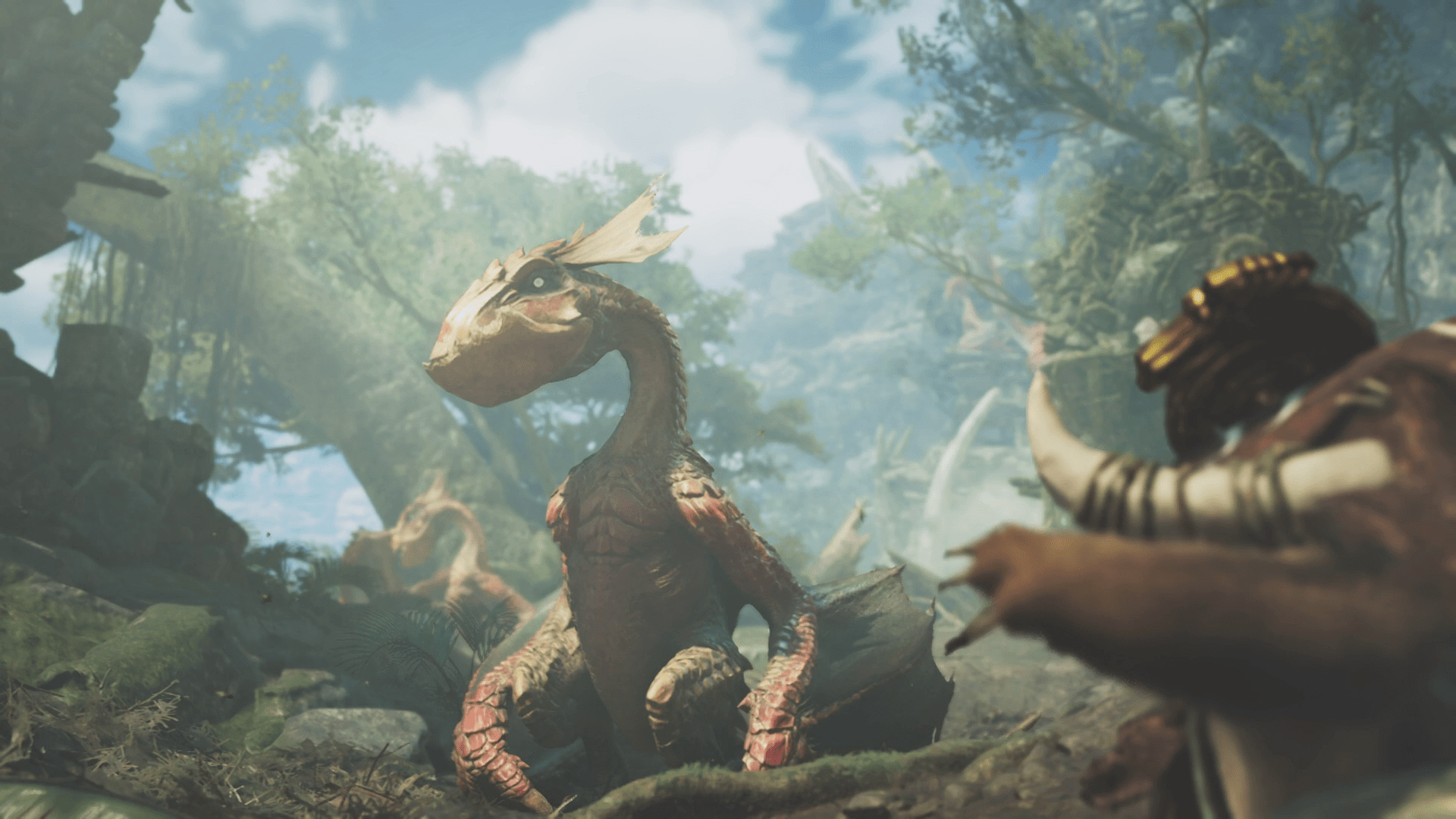 A Yian Kut-Ku poses in Monster Hunter Wilds