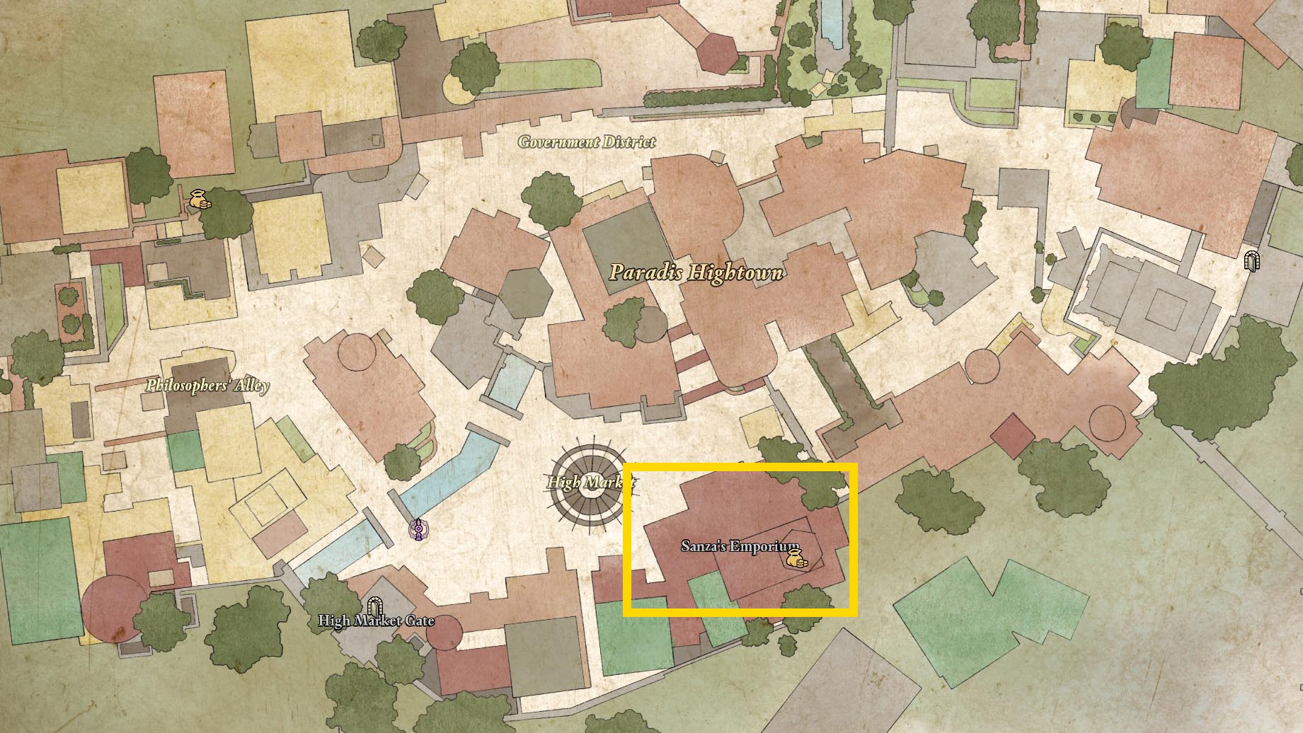 A map shows where to get the Woedica’s Inheritance treasure map in Avowed A map shows where to get the Woedica’s Inheritance treasure map in Avowed