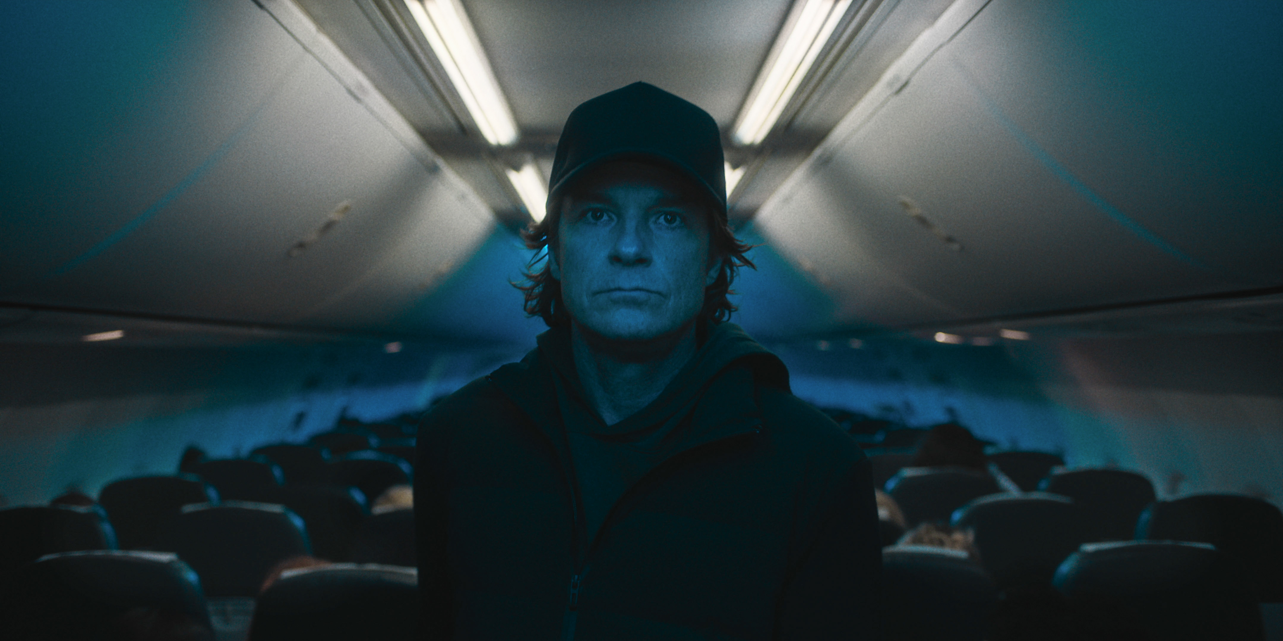 Jason Bateman on a plane in Carry-On Jason Bateman on a plane in Carry-On