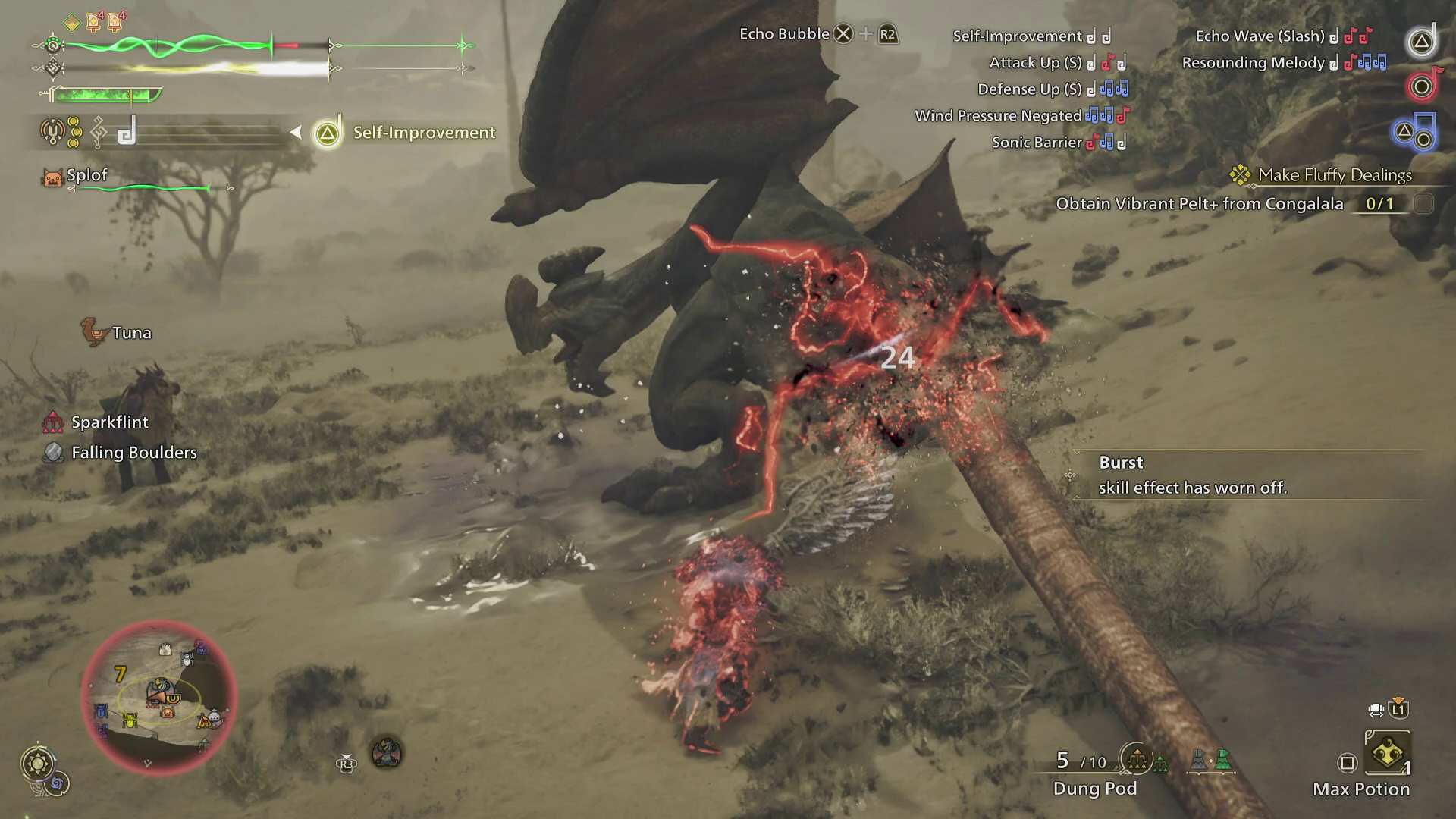 A Hunter battles a Gypceros in Monster Hunter Wilds A Hunter battles a Gypceros in Monster Hunter Wilds