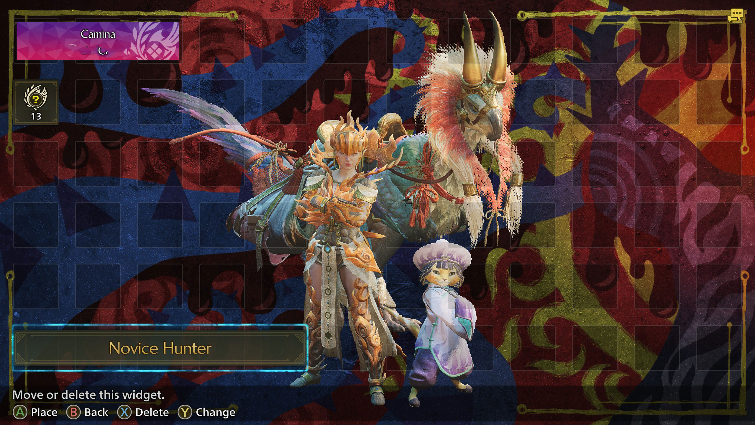 An image showing the title box on the Monster Hunter Wilds Hunter Card. An image showing the title box on the Monster Hunter Wilds Hunter Card.