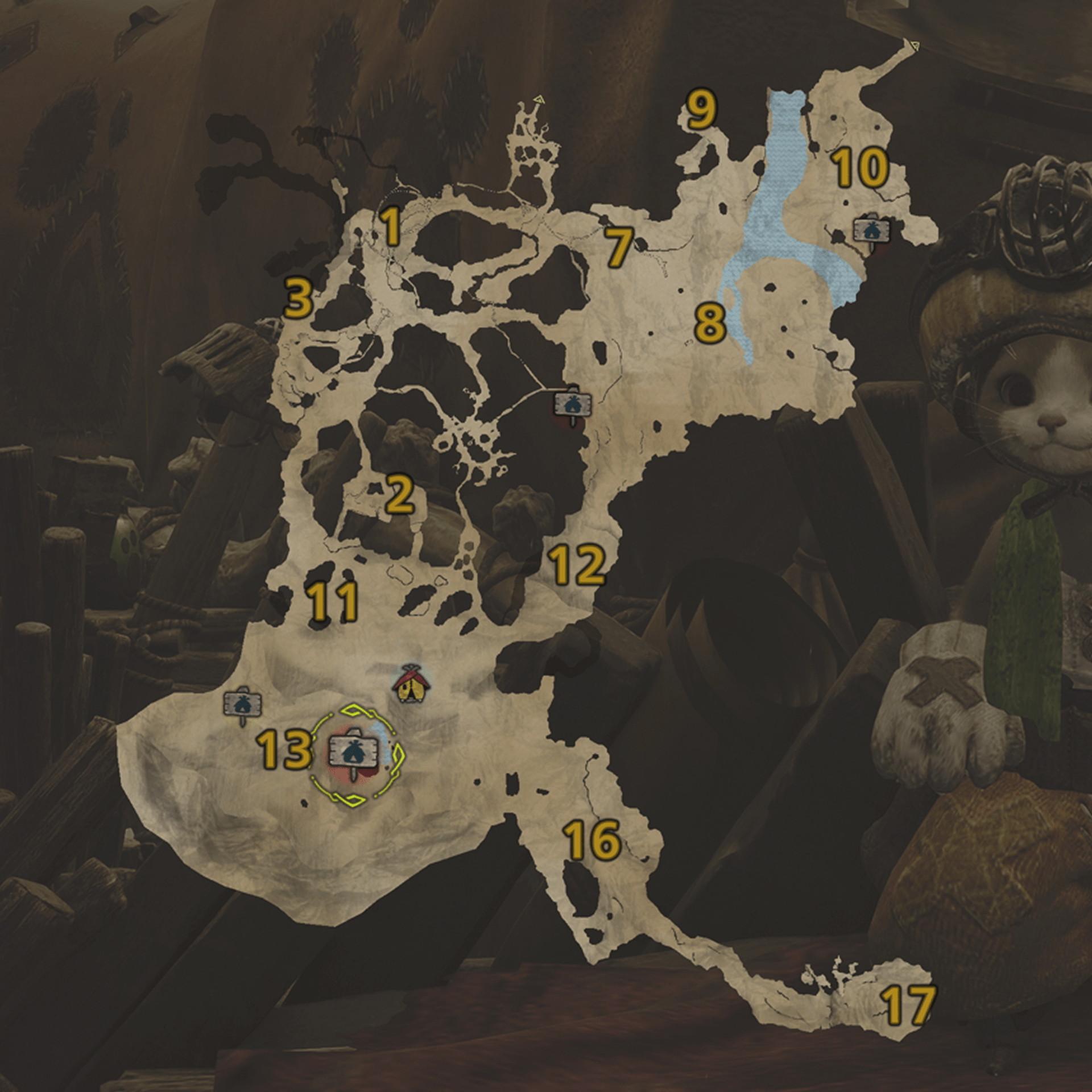 Monster Hunter Wilds Windward Plains map Monster Hunter Wilds Windward Plains map