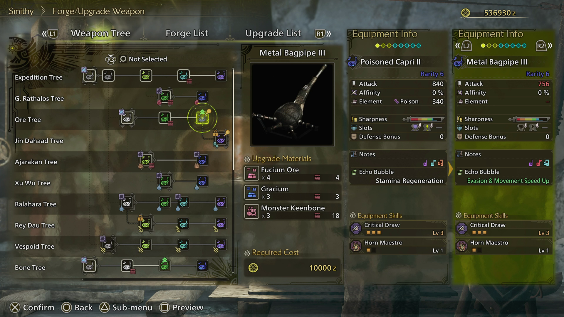 A Hunter builds a powerful Metal Bagpipe using Fucium Ore in Monster Hunter Wilds A Hunter builds a powerful Metal Bagpipe using Fucium Ore in Monster Hunter Wilds