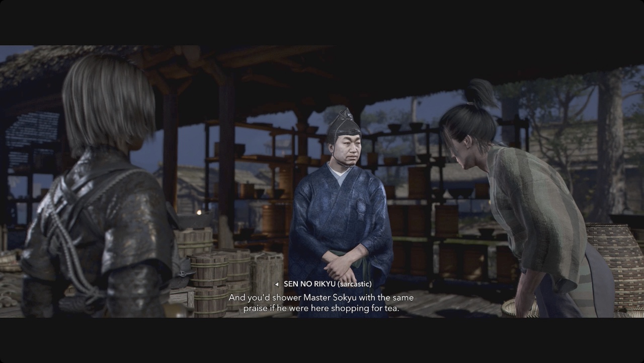 Assassin’s Creed Shadows meeting Sen no Rikyu Assassin’s Creed Shadows meeting Sen no Rikyu