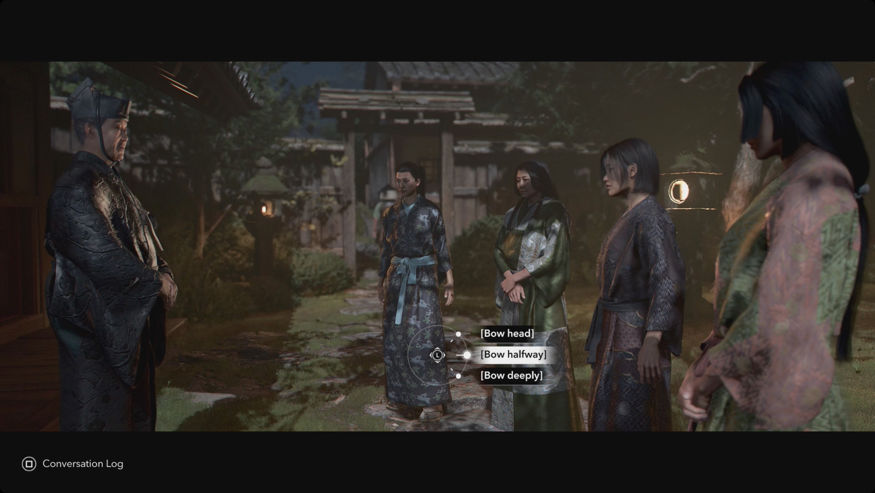 Assassin’s Creed Shadows bowing at the beginning of the tea ceremony Assassin’s Creed Shadows bowing at the beginning of the tea ceremony