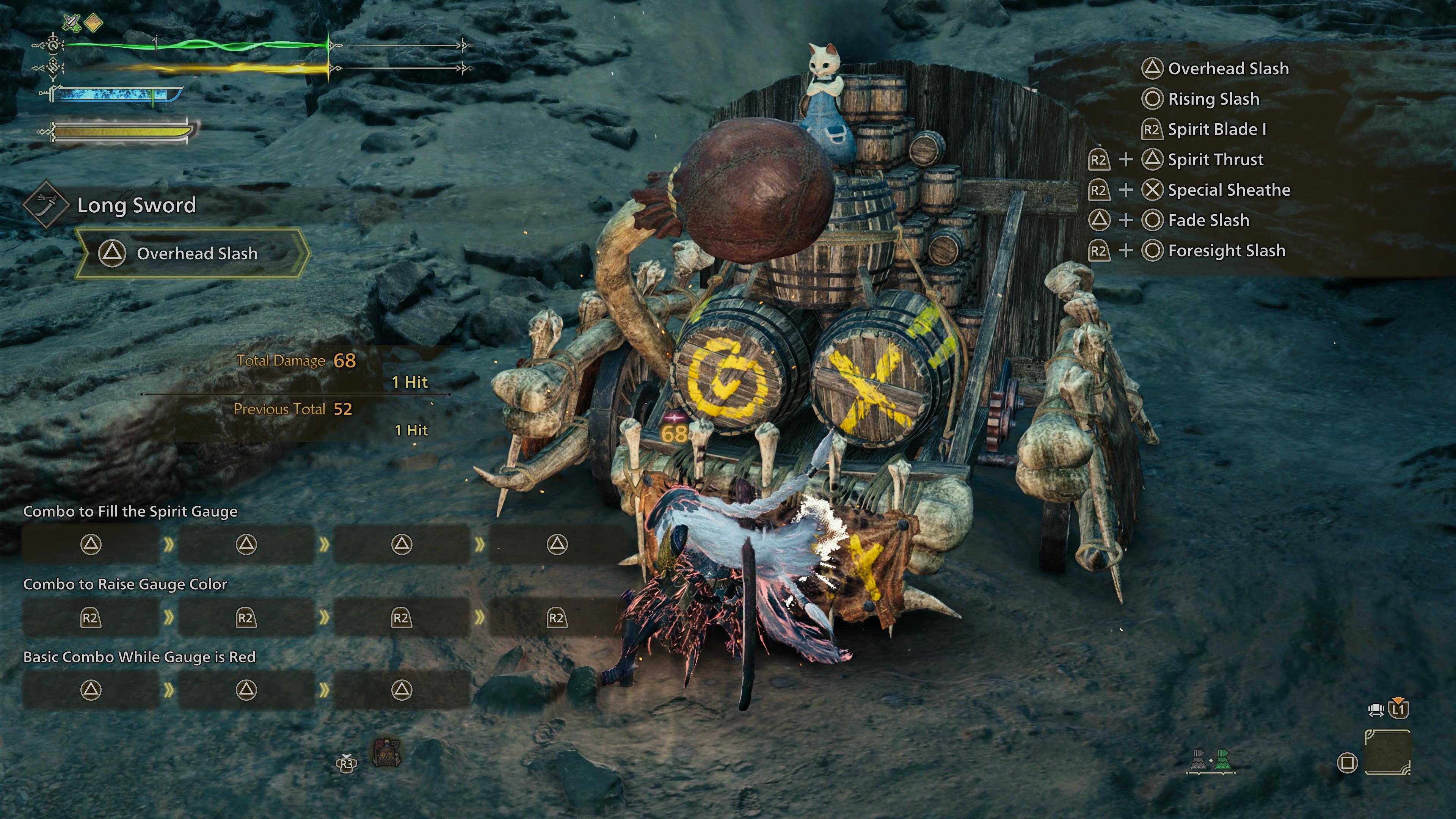 A Monster Hunter Wilds player lands a critical hit due to affinity