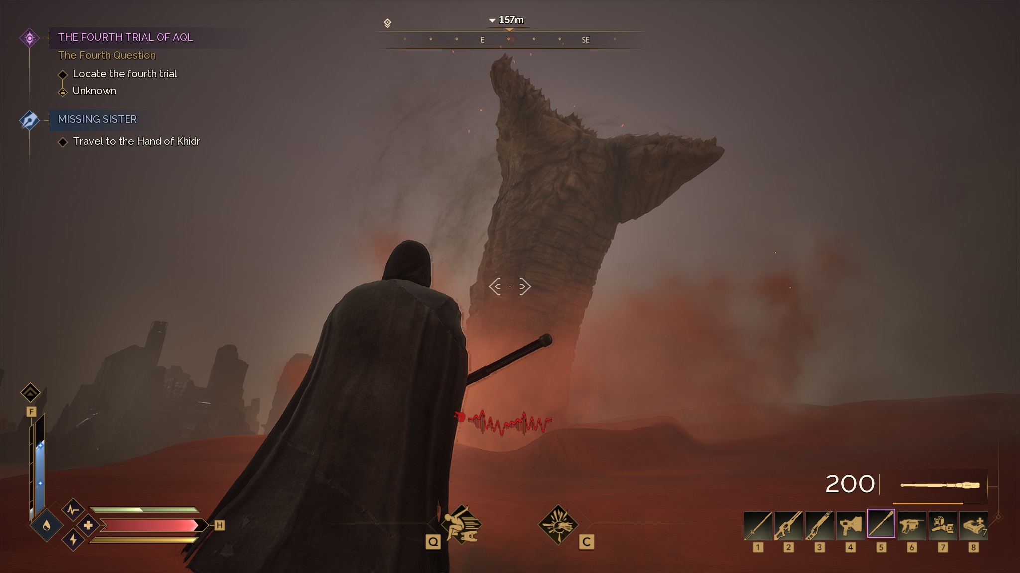 Sandworm threatening to eat someone