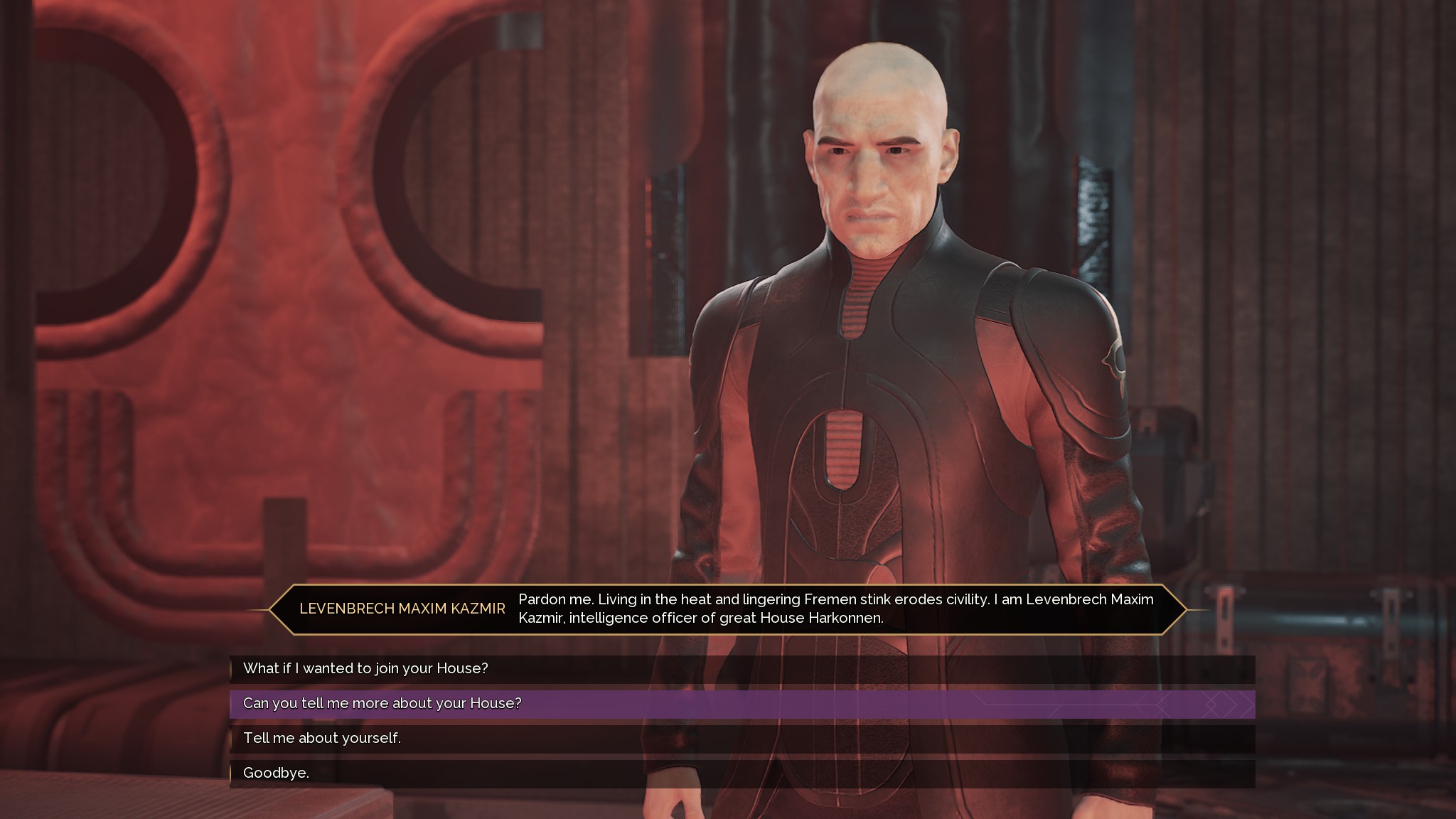 A Harkonnen agent in Dune Awakening