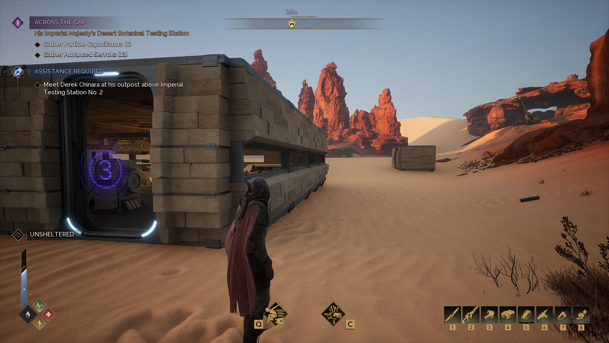 Two boxy bases close to each other