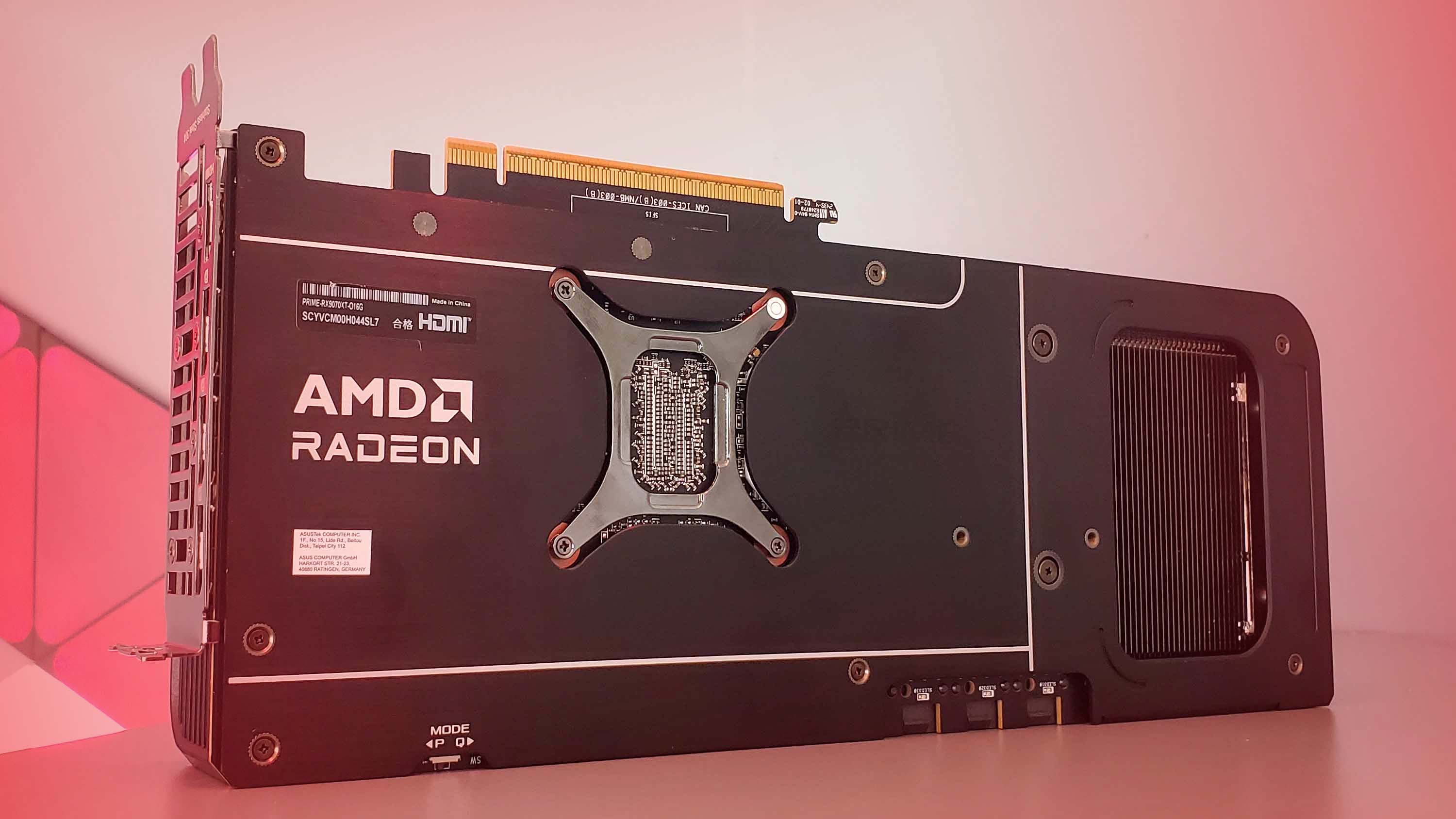 AMD RX 9070 XT and Nvidia RTX 5070 Ti graphics cards from Asus