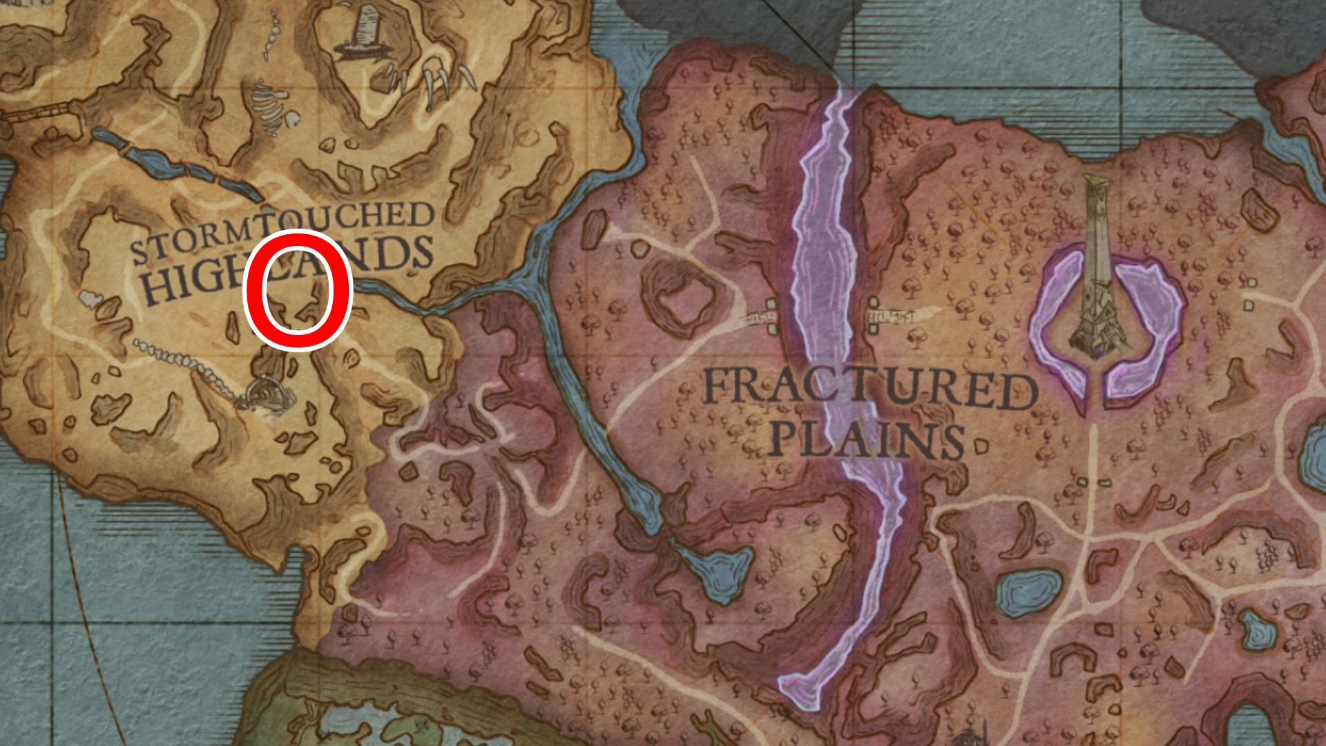 RuneScape: Dragonwilds base location