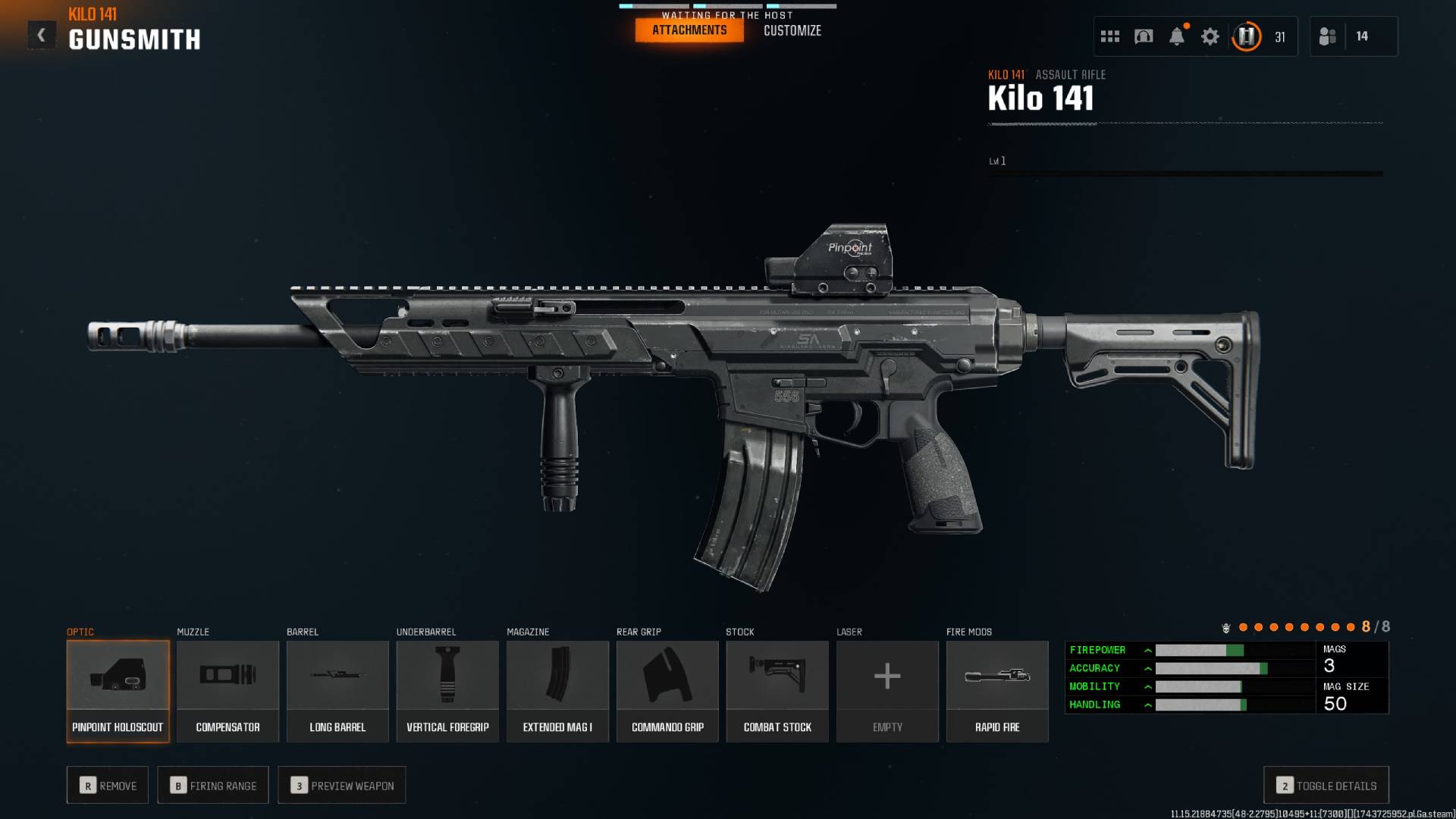 A menu shows the best attachments and loadout for the Kilo 141 in Black Ops 6 A menu shows the best attachments and loadout for the Kilo 141 in Black Ops 6